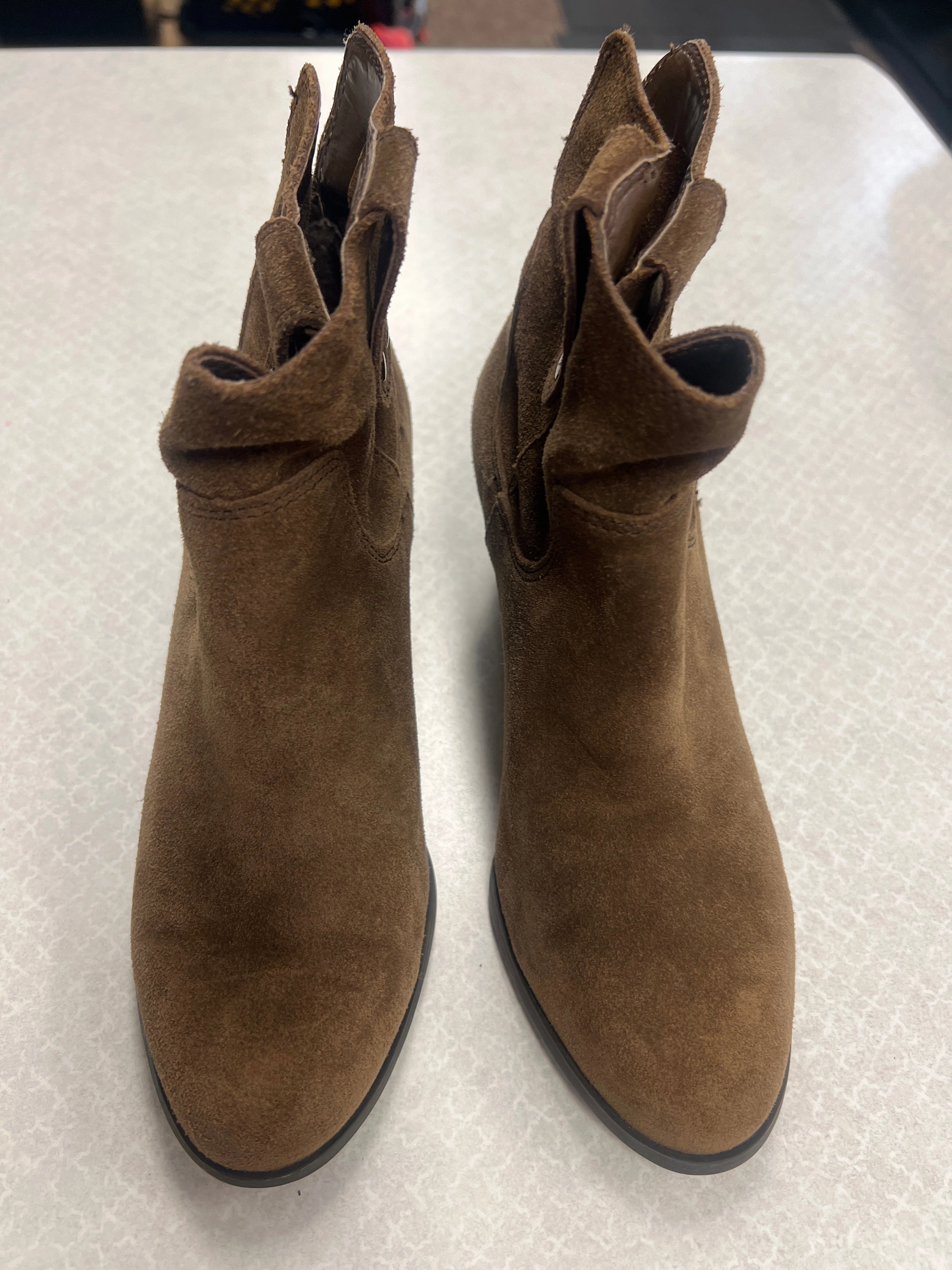 Boots Ankle Heels By Lucky Brand  Size: 6 Active Lifestyle Protective Finish All Day Wear