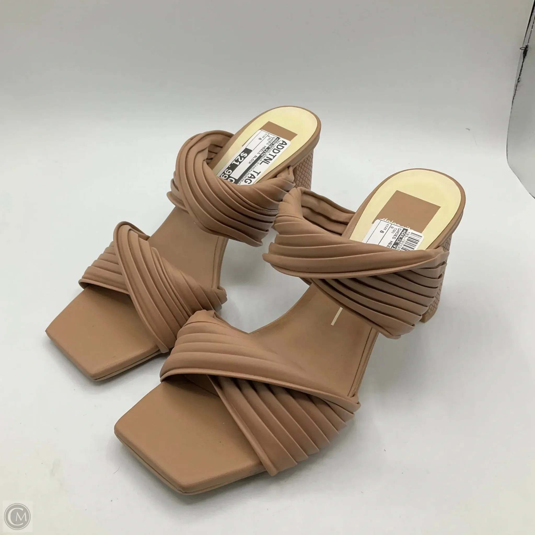 Holiday Heels Shoes Heels Block By Dolce Vita In Tan, Size: 8