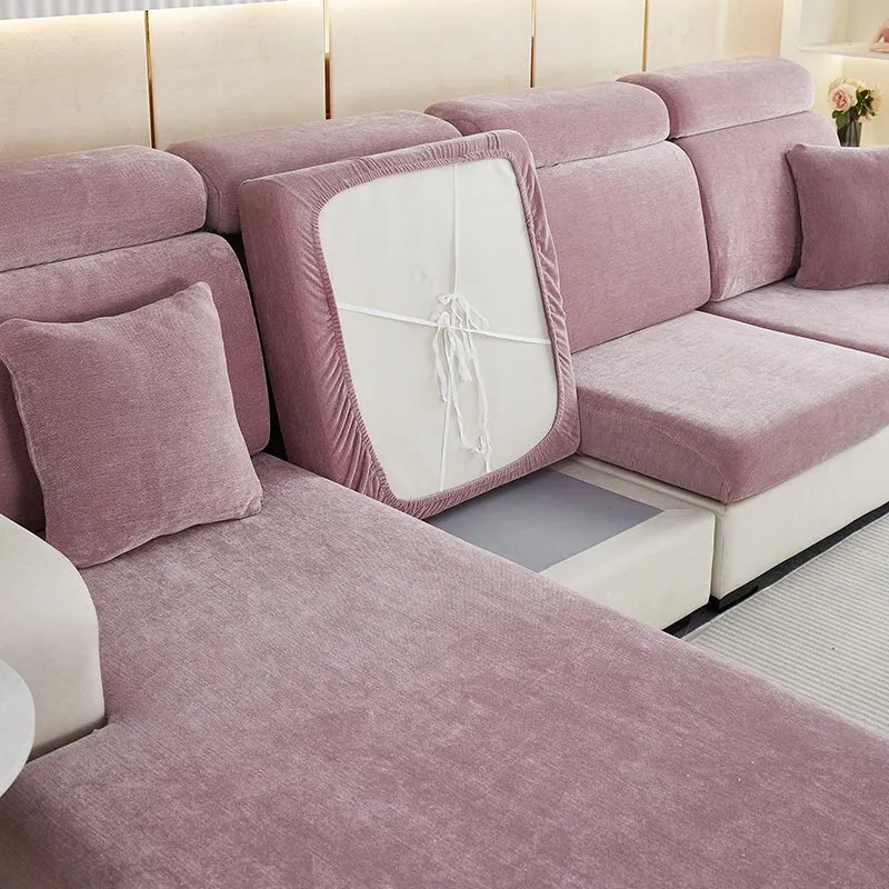 Sectional Sofa Cover | Chenille