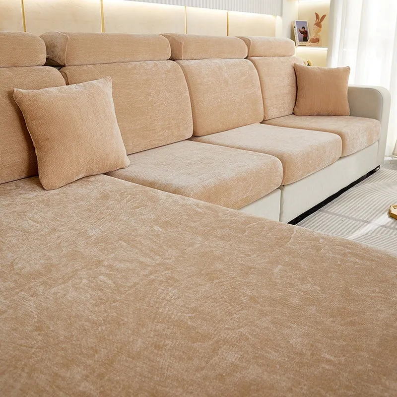 Sectional Sofa Cover | Chenille