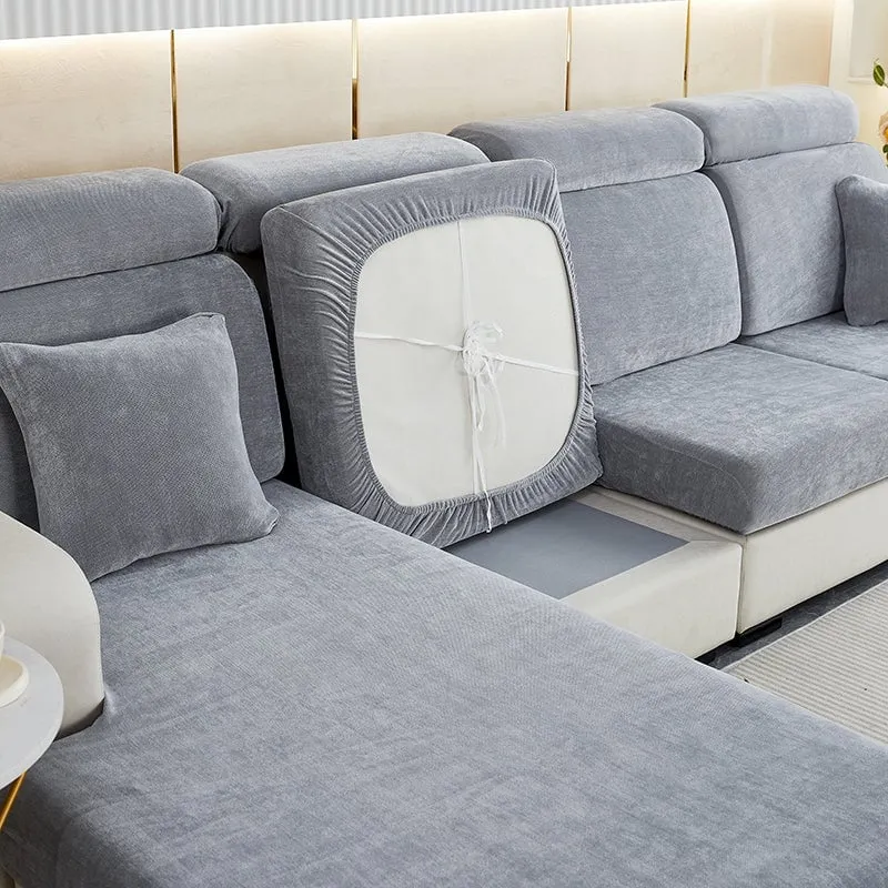 Sectional Sofa Cover | Chenille