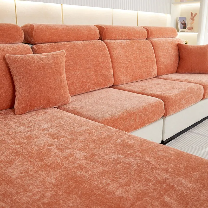 Sectional Sofa Cover | Chenille
