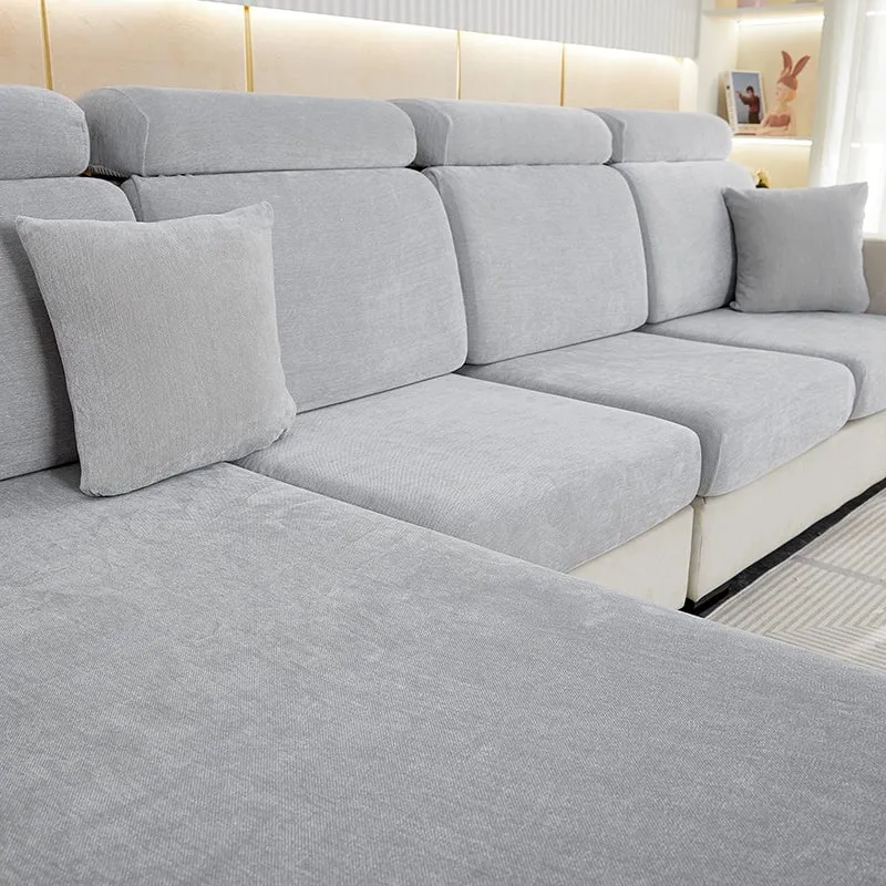 Sectional Sofa Cover | Chenille