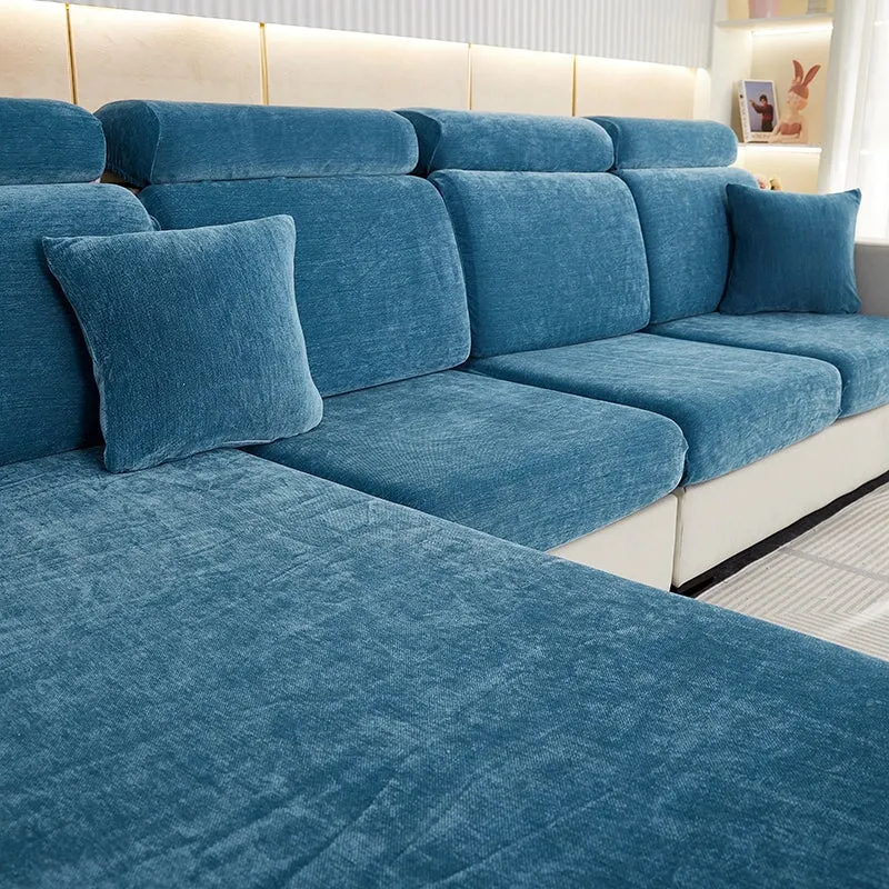 Sectional Sofa Cover | Chenille