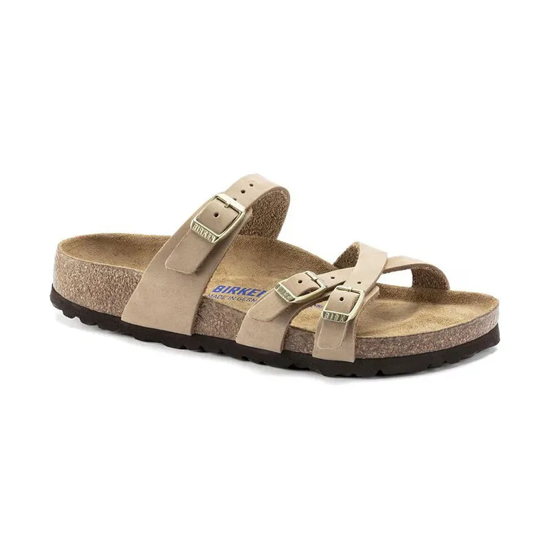 Women's Franca Soft Footbed Sandcastle Nubuck Fashionable Comfort Good Grip
