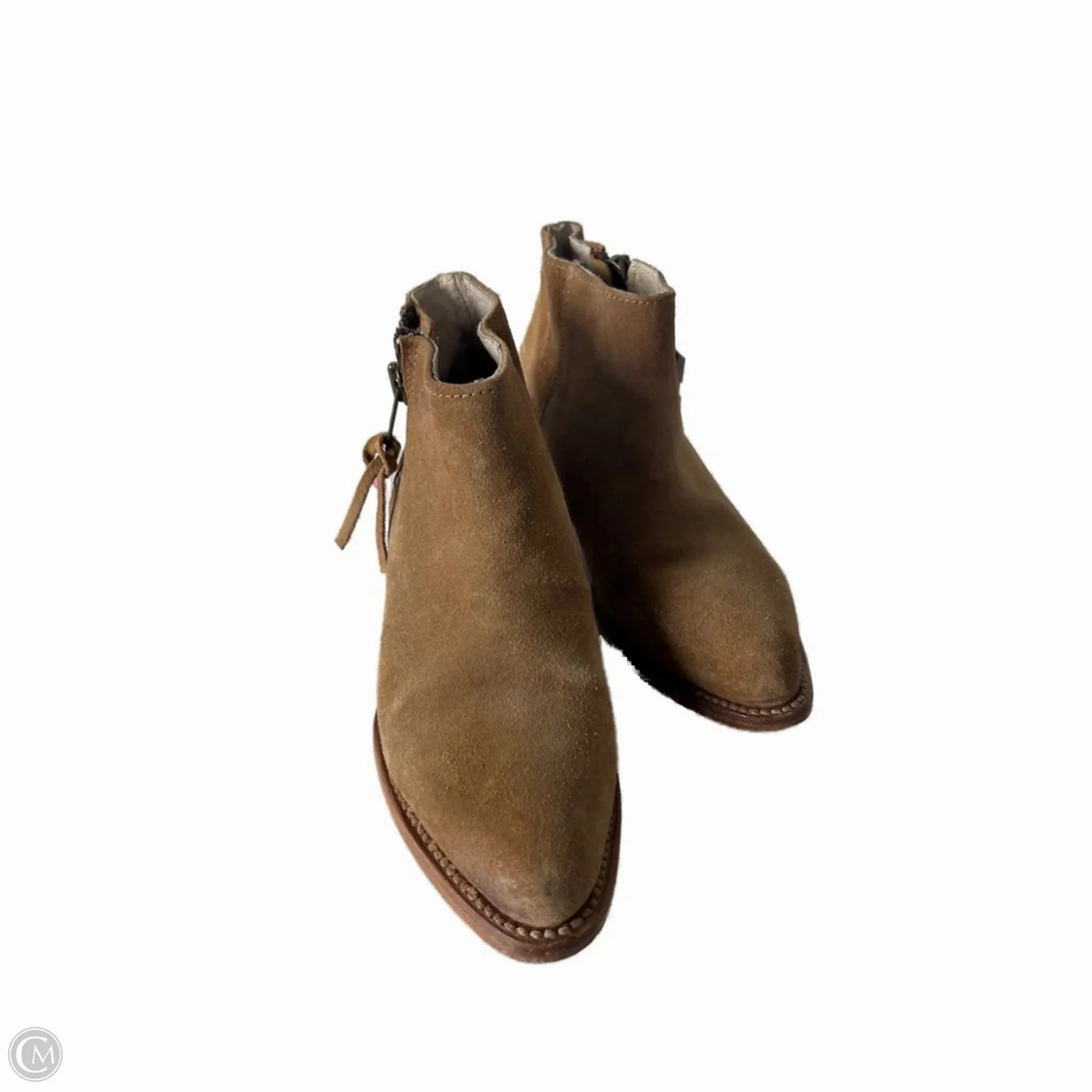 quick dry Trendsetting Style Boots Ankle Heels By Freebird In Brown, Size: 8