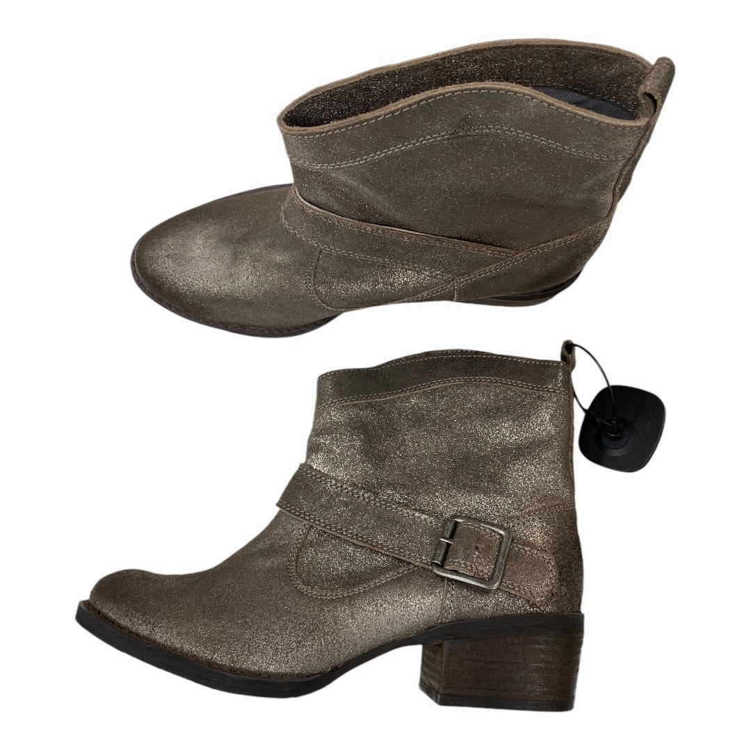 Boots Ankle Heels By Naughty Monkey In Multi-colored, Size: 7 Breathable Interior