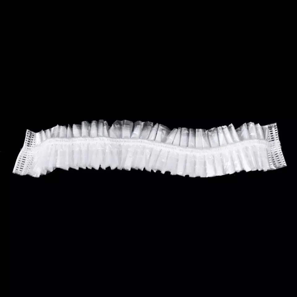 Set of 100 Plastic Stretchable Bowl Covers, Disposable Fresh Keeping Food Storage Covers, Dish Plate Wrap Bowl Covers For Leftover Meal