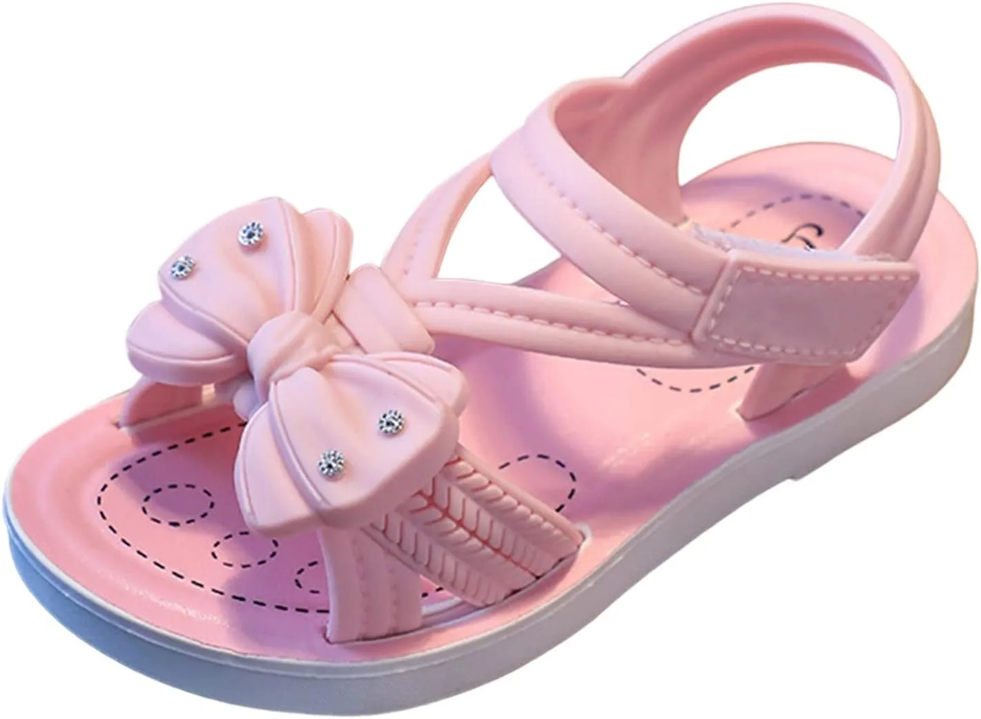 sfdgfhyf 3 to 12 Years Sneaker Children Sandals Soft Flat Shoes Fashion Comfortable Flower Sandals Lightweight Baby