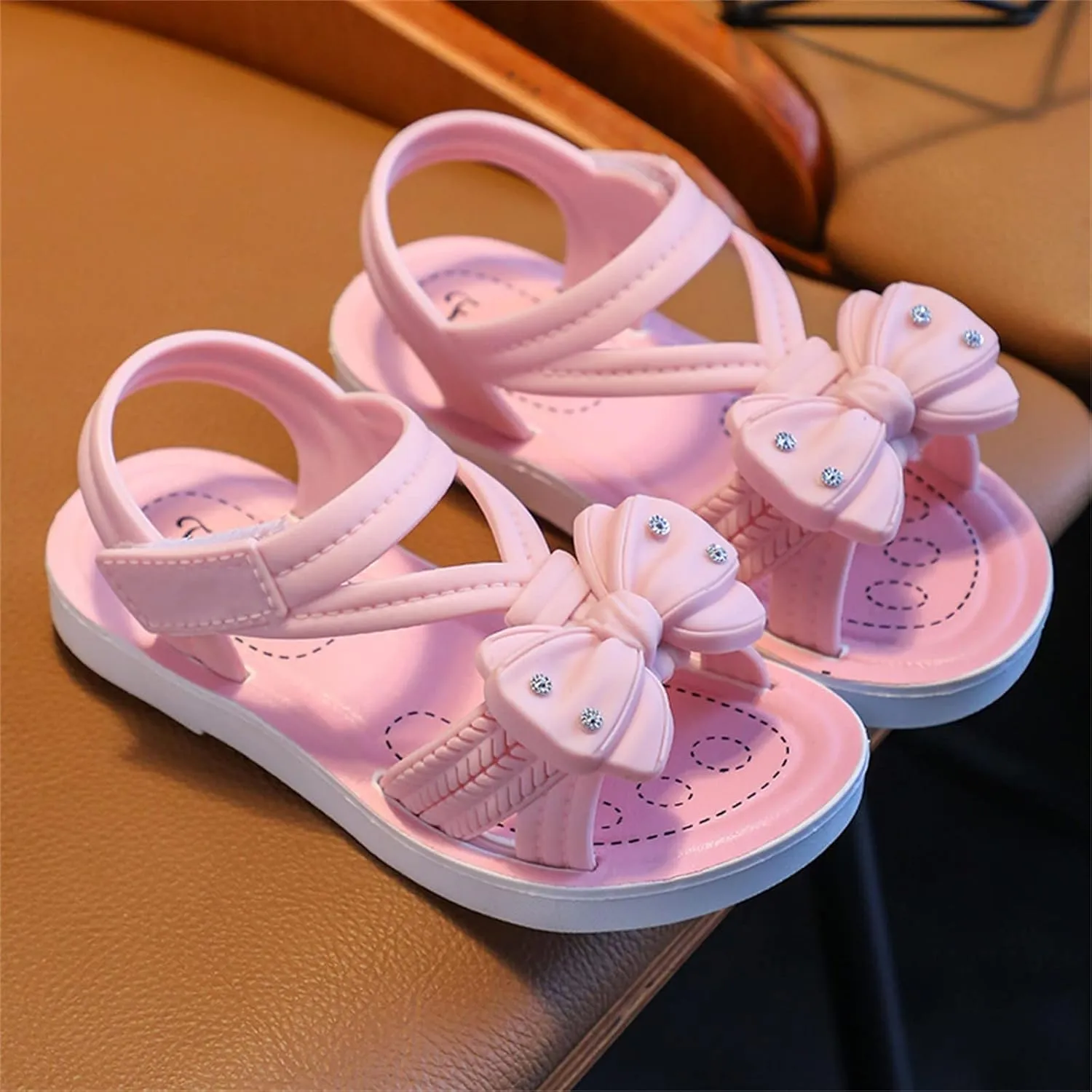 sfdgfhyf 3 to 12 Years Sneaker Children Sandals Soft Flat Shoes Fashion Comfortable Flower Sandals Lightweight Baby