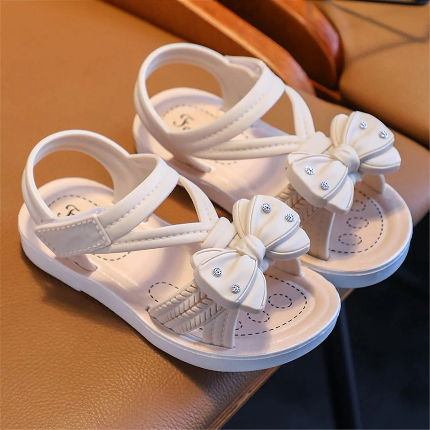 sfdgfhyf 3 to 12 Years Sneaker Children Sandals Soft Flat Shoes Fashion Comfortable Flower Sandals Lightweight Baby