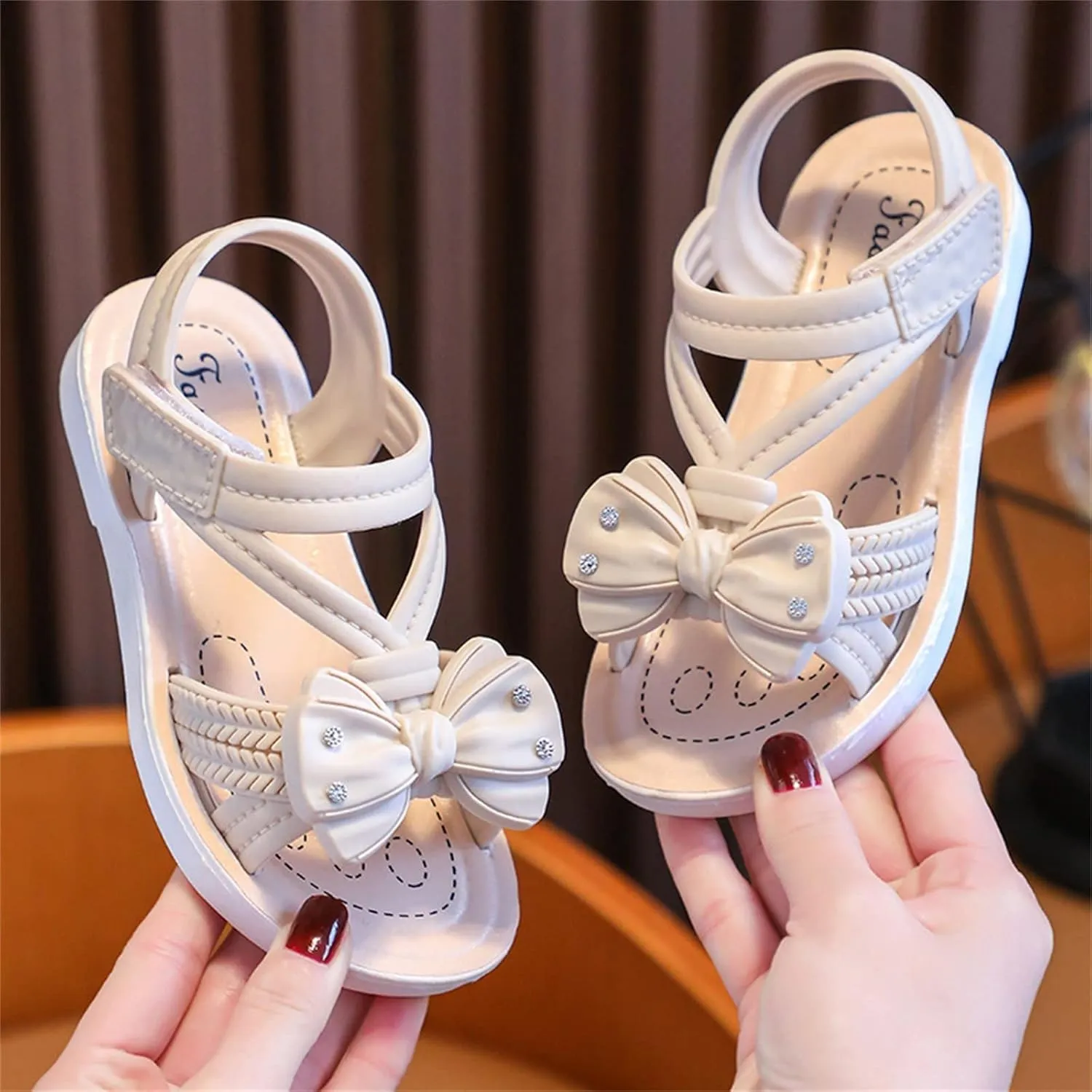 sfdgfhyf 3 to 12 Years Sneaker Children Sandals Soft Flat Shoes Fashion Comfortable Flower Sandals Lightweight Baby