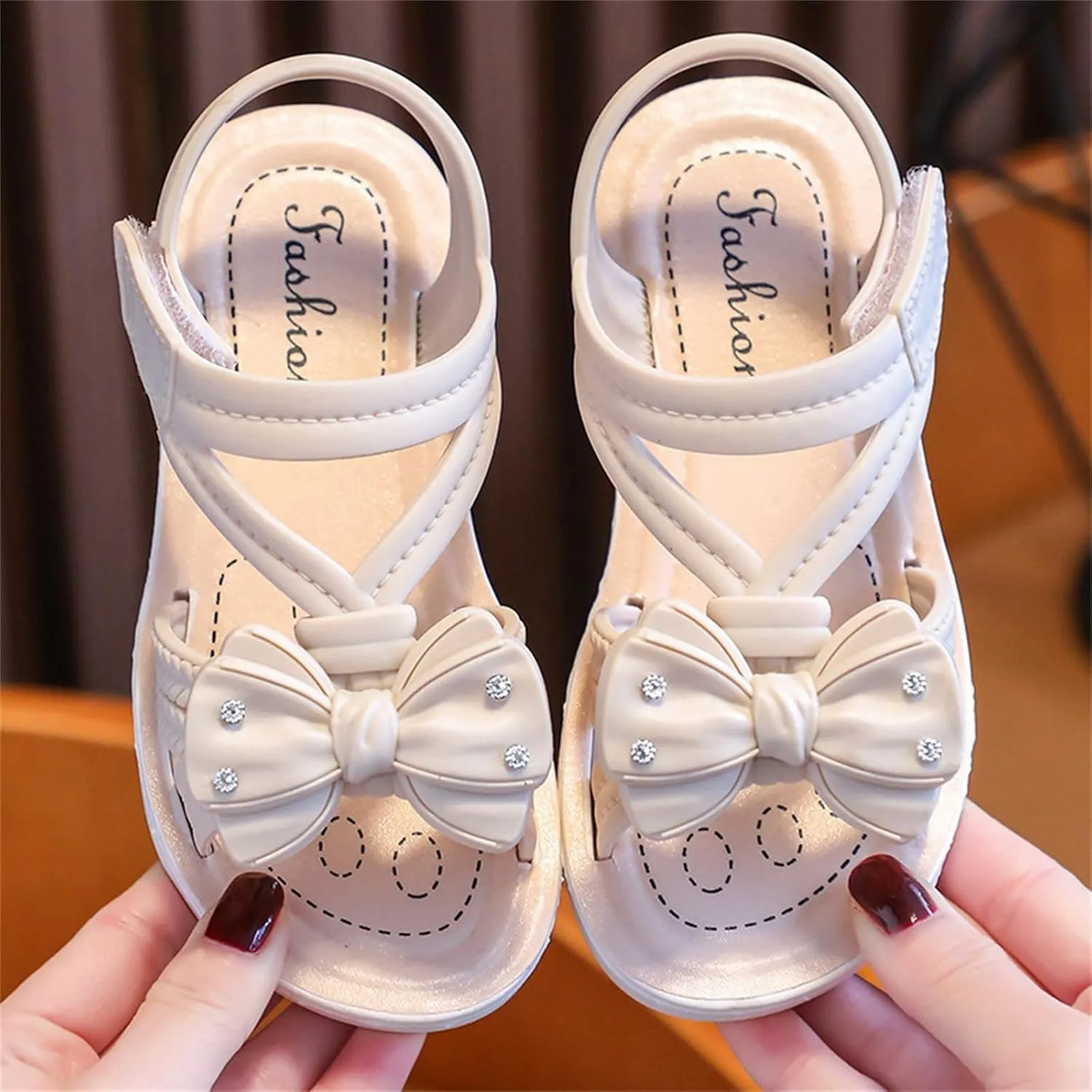 sfdgfhyf 3 to 12 Years Sneaker Children Sandals Soft Flat Shoes Fashion Comfortable Flower Sandals Lightweight Baby
