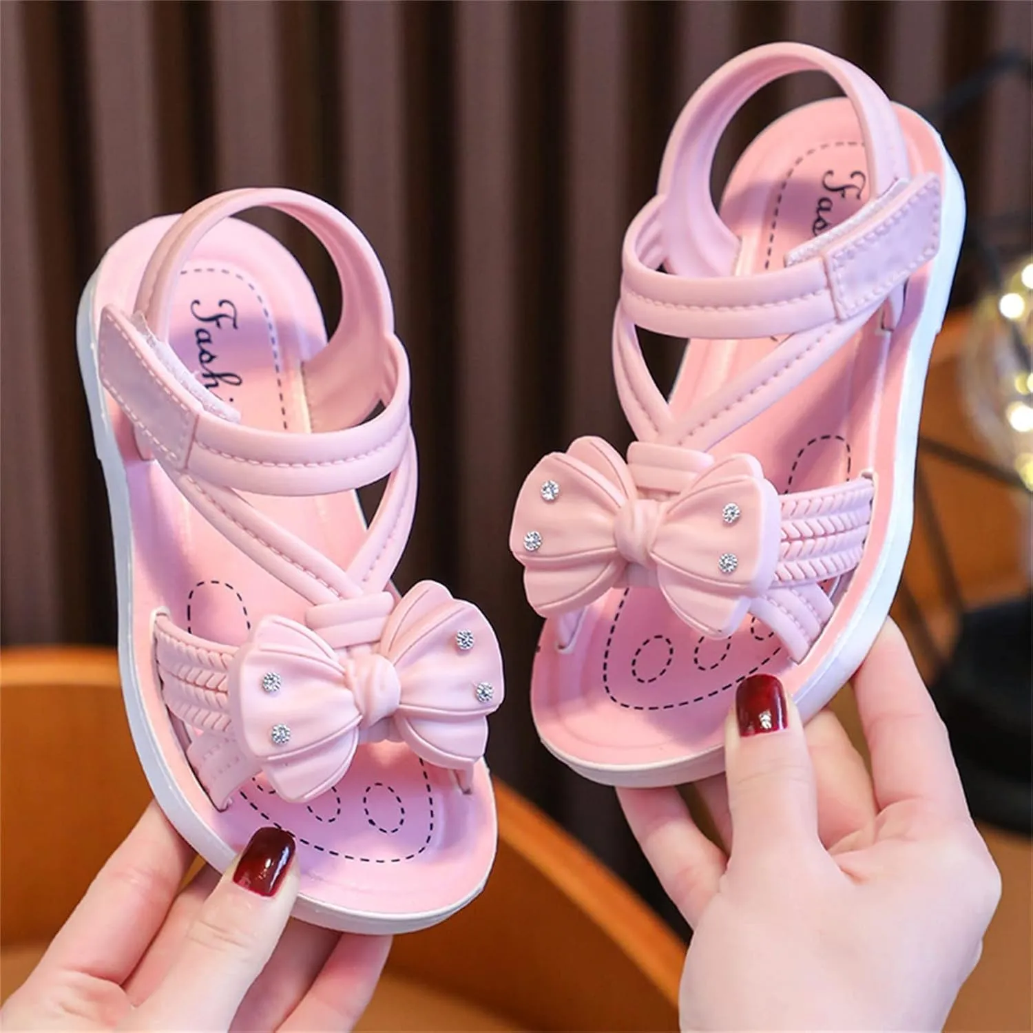 sfdgfhyf 3 to 12 Years Sneaker Children Sandals Soft Flat Shoes Fashion Comfortable Flower Sandals Lightweight Baby