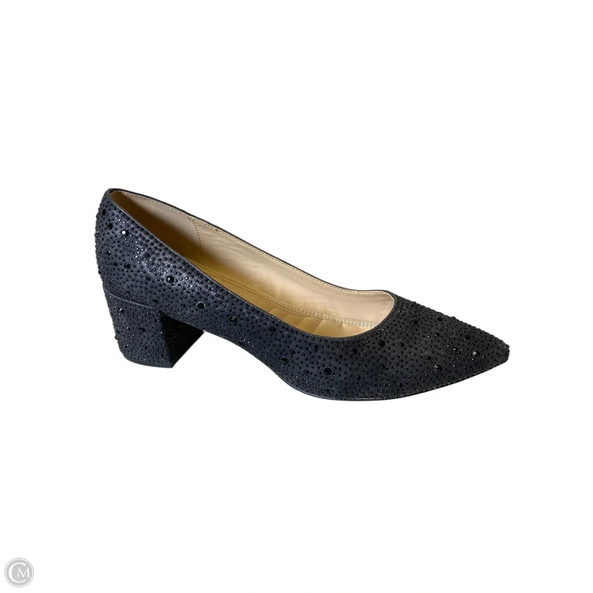 Shoes Heels Block By Adrienne Vittadini In Black, Size: 9.5 Pointed Heels