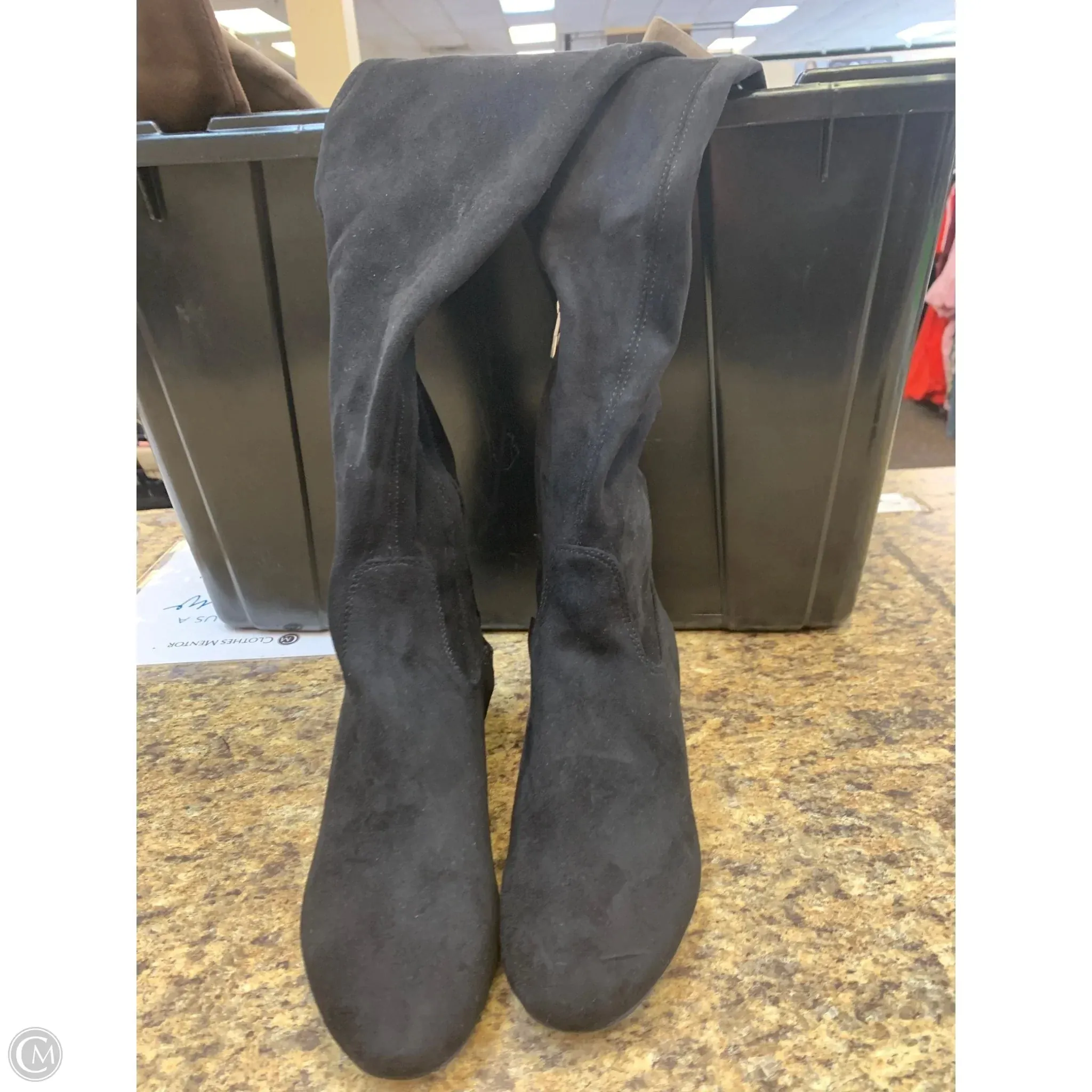 Winter Glance Holiday Wear Boots Knee Flats By Dolce Vita In Black, Size: 6