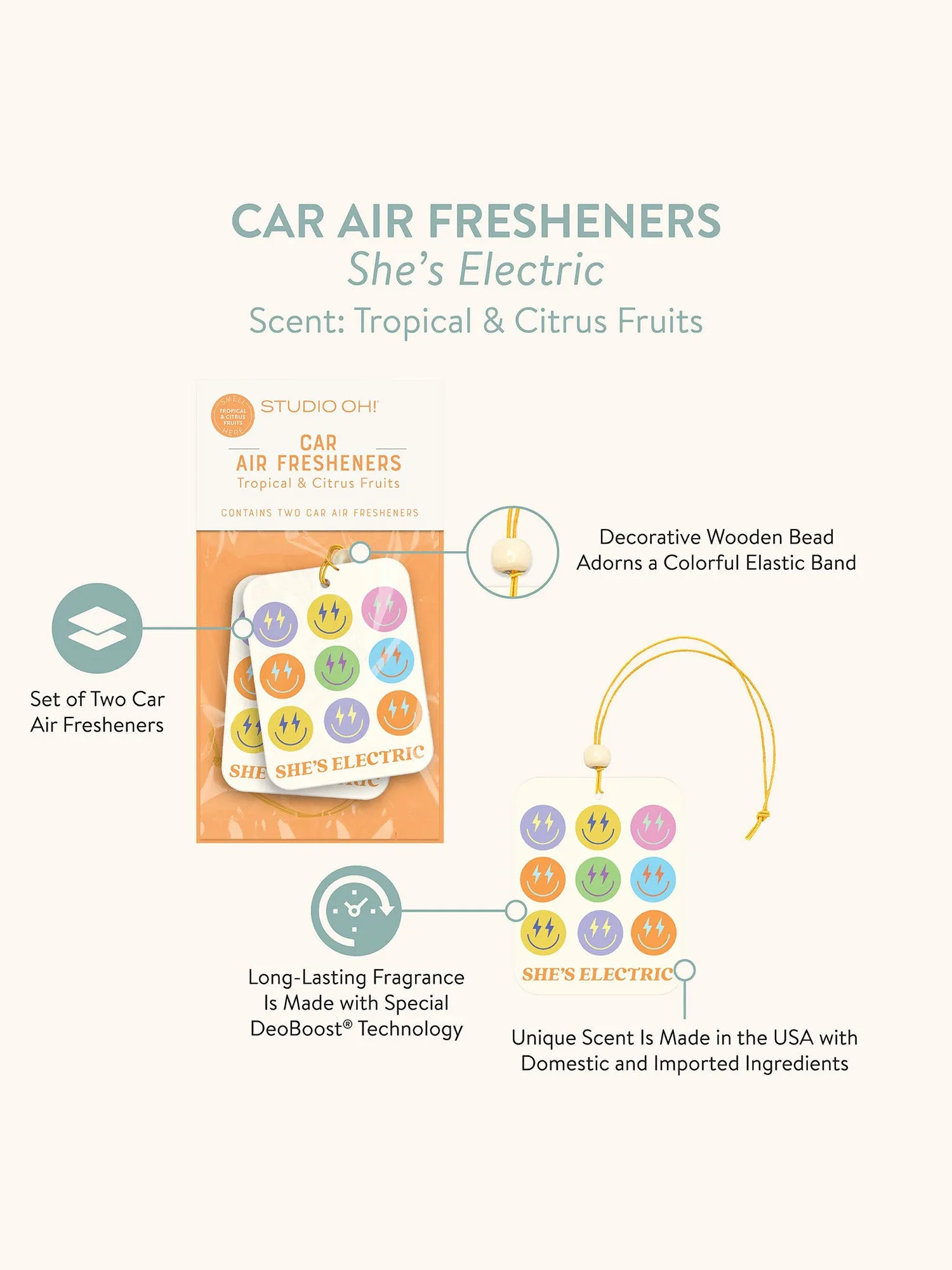 She's Electric Car Air Freshener