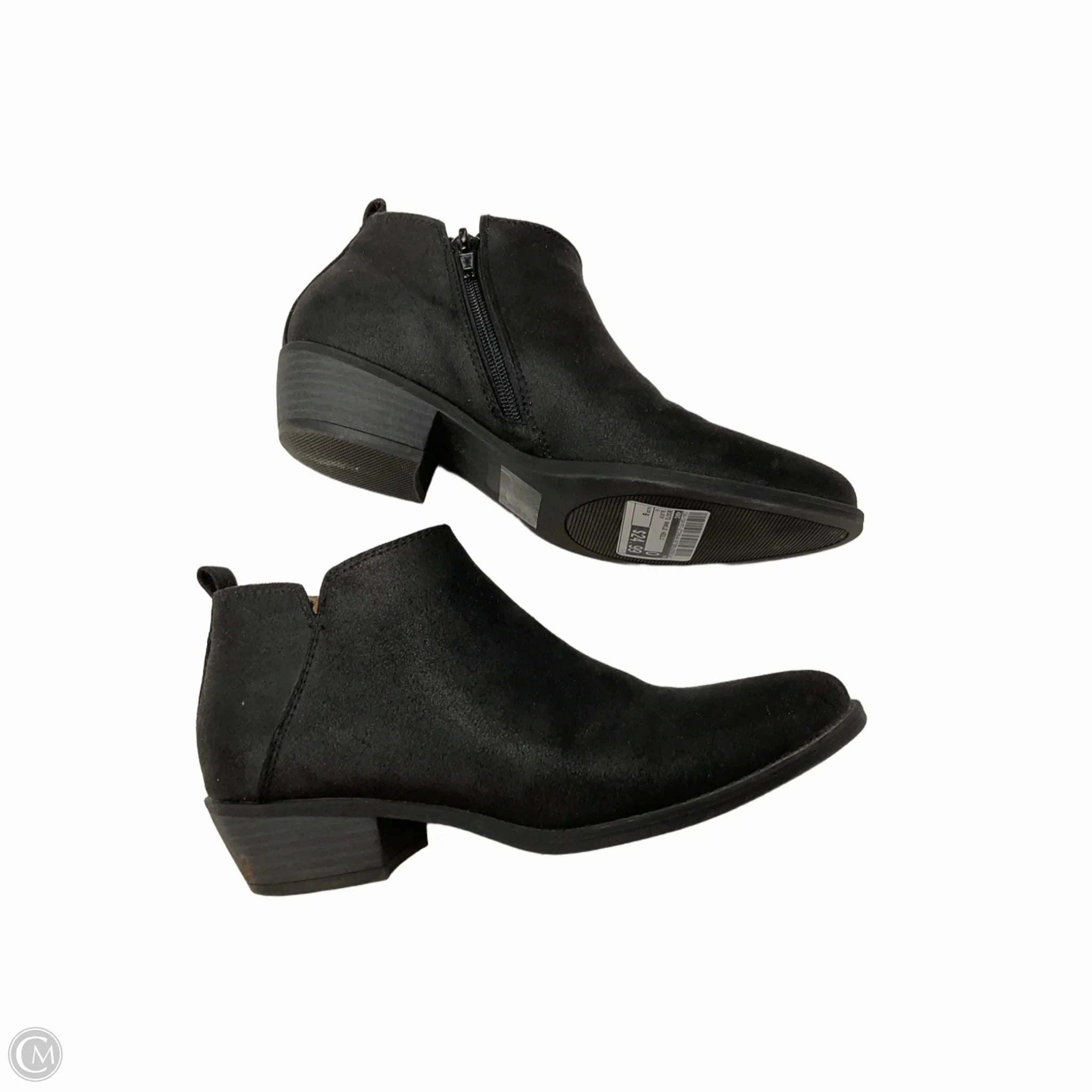 Boots Ankle Heels By Bke In Black, Size: 6 Waterproof City Walking Seamless Style