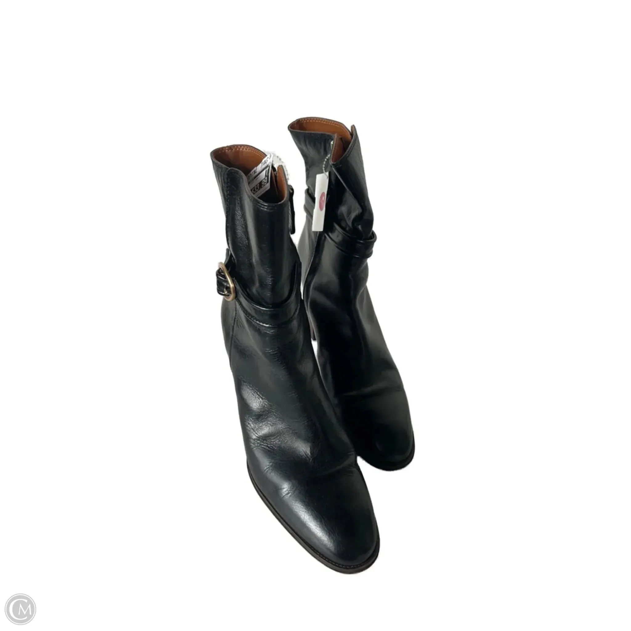 Weatherproof Boot Chic Boot Style Boots Mid-calf Heels By Franco Sarto In Black, Size: 11