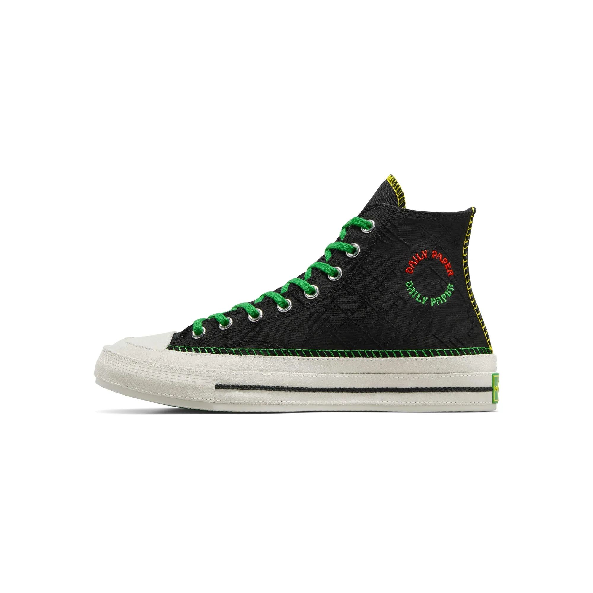 Converse x Daily Paper Mens Chuck 70 High Shoes Rotational Traction battery - powered