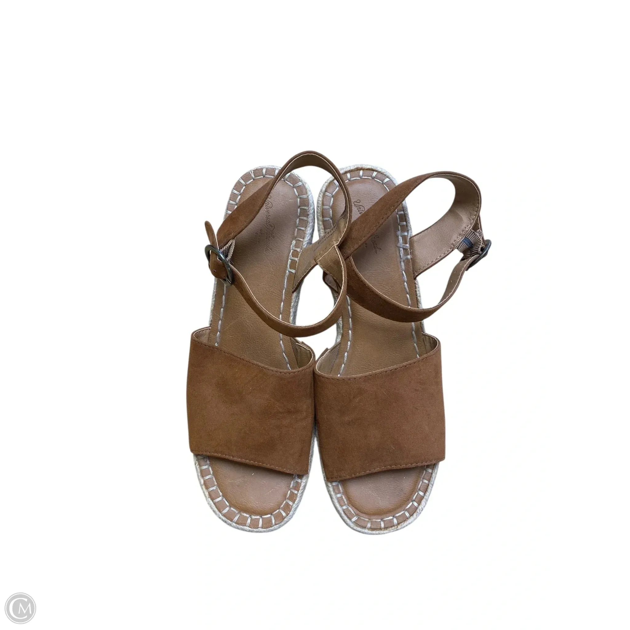 Shoes Heels Block By A New Day In Tan, Size: 9 Textured Surface