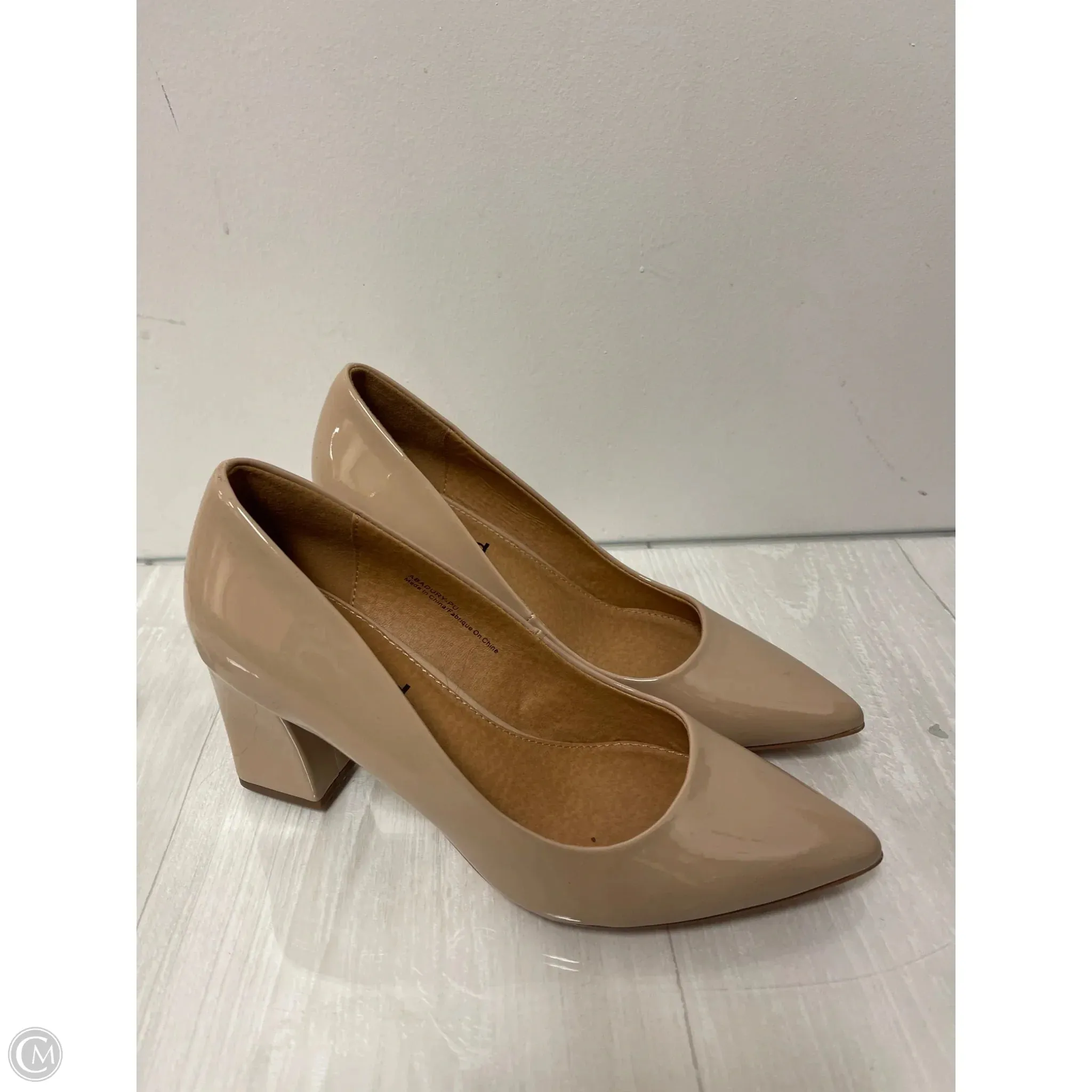 Shoes Heels Block By Abound In Tan, Size: 6 Light Design