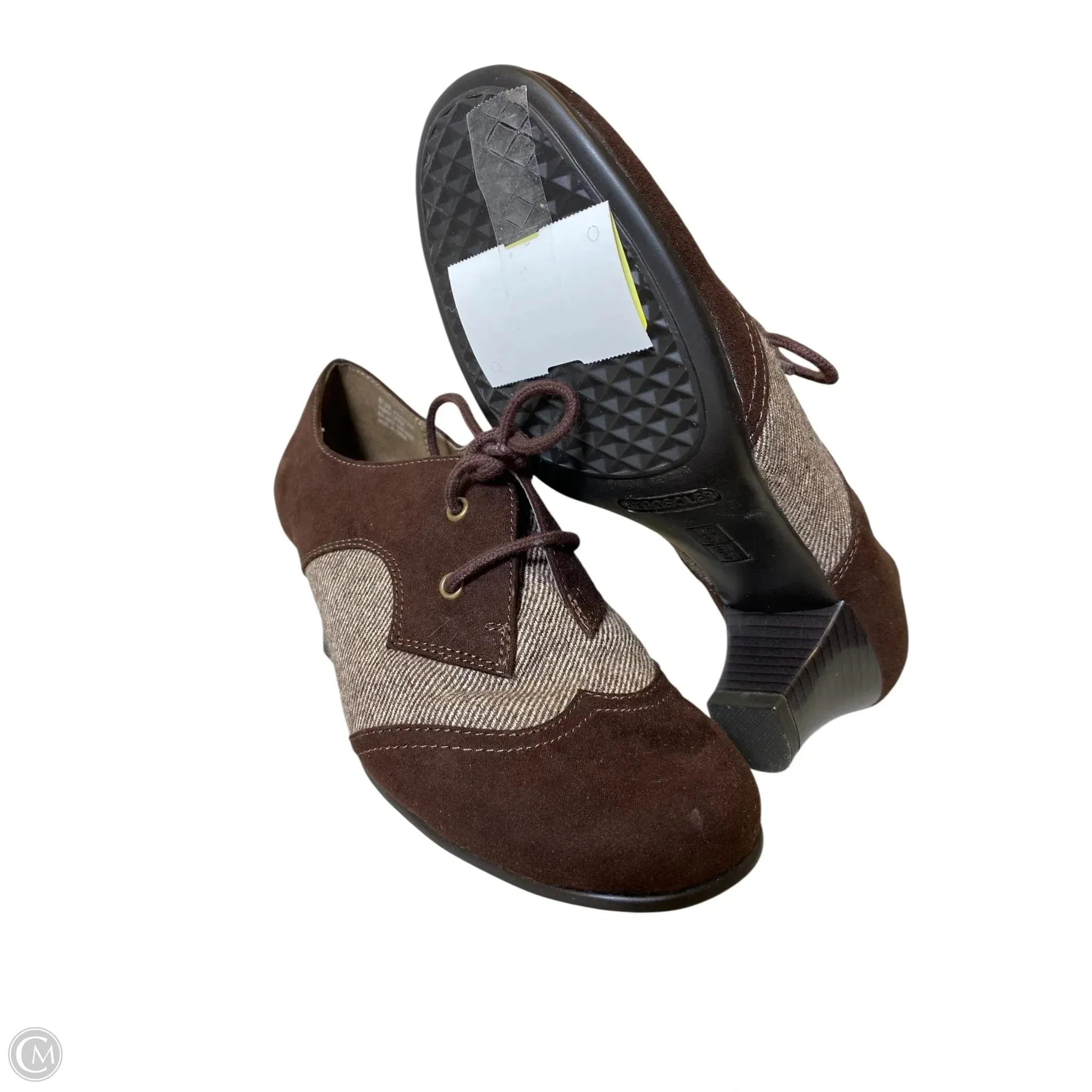Shoes Heels Block By Aerosoles In Brown, Size: 6.5 Anti Slip Feature