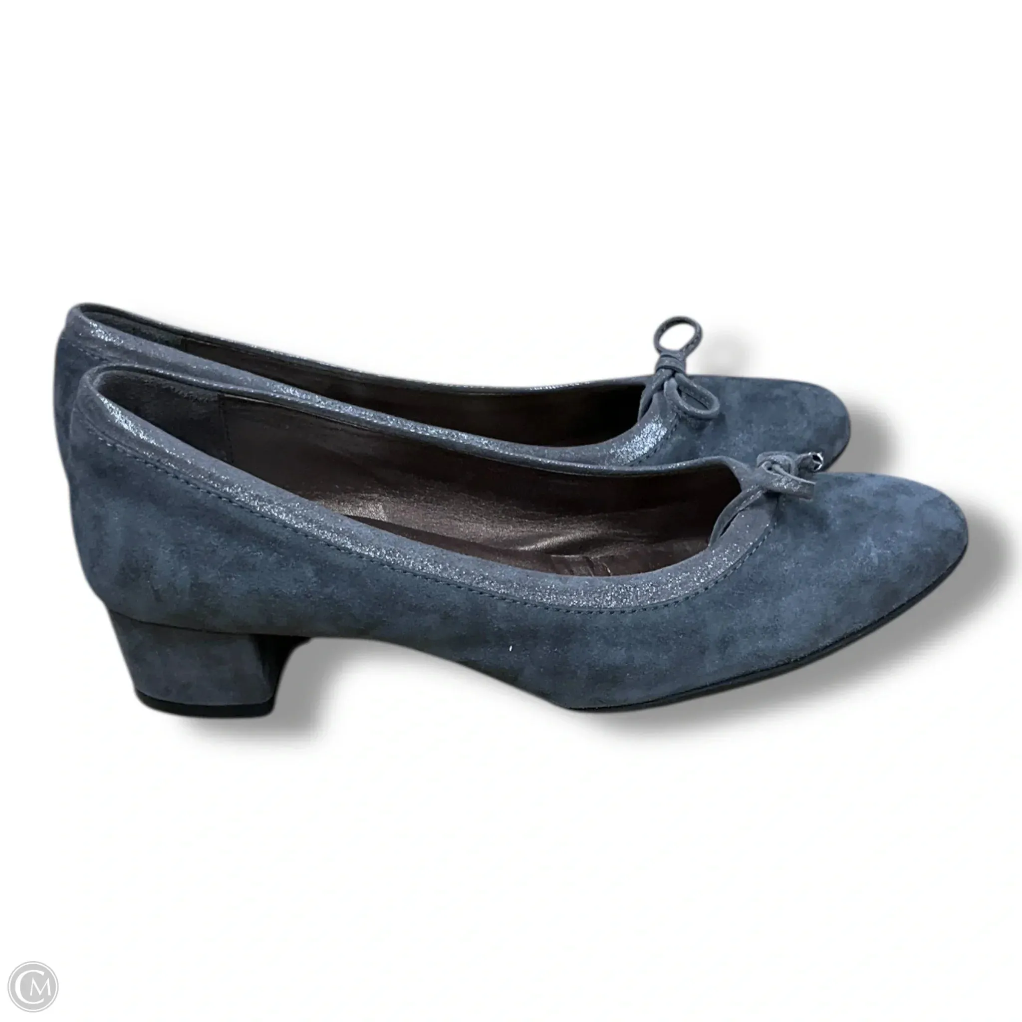 Shoes Heels Block By Agl In Grey, Size: 6.5 High Style