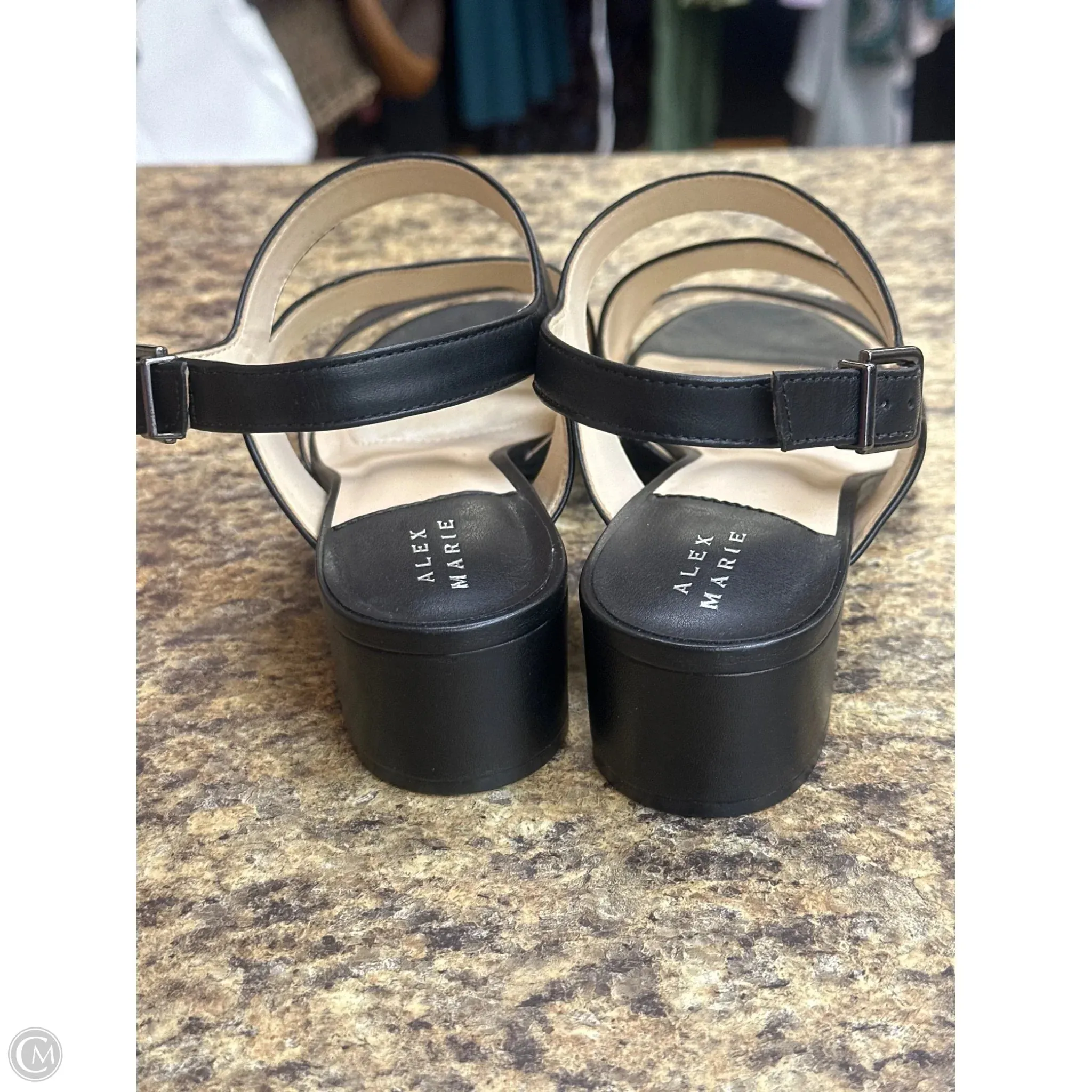 Luxe Heels Shoes Heels Block By Alex Marie In Black, Size: 10