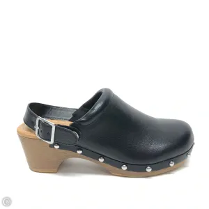 Black Stiletto Shoes Adjustable Shoes Heels Block By Ana In Black, Size: 6