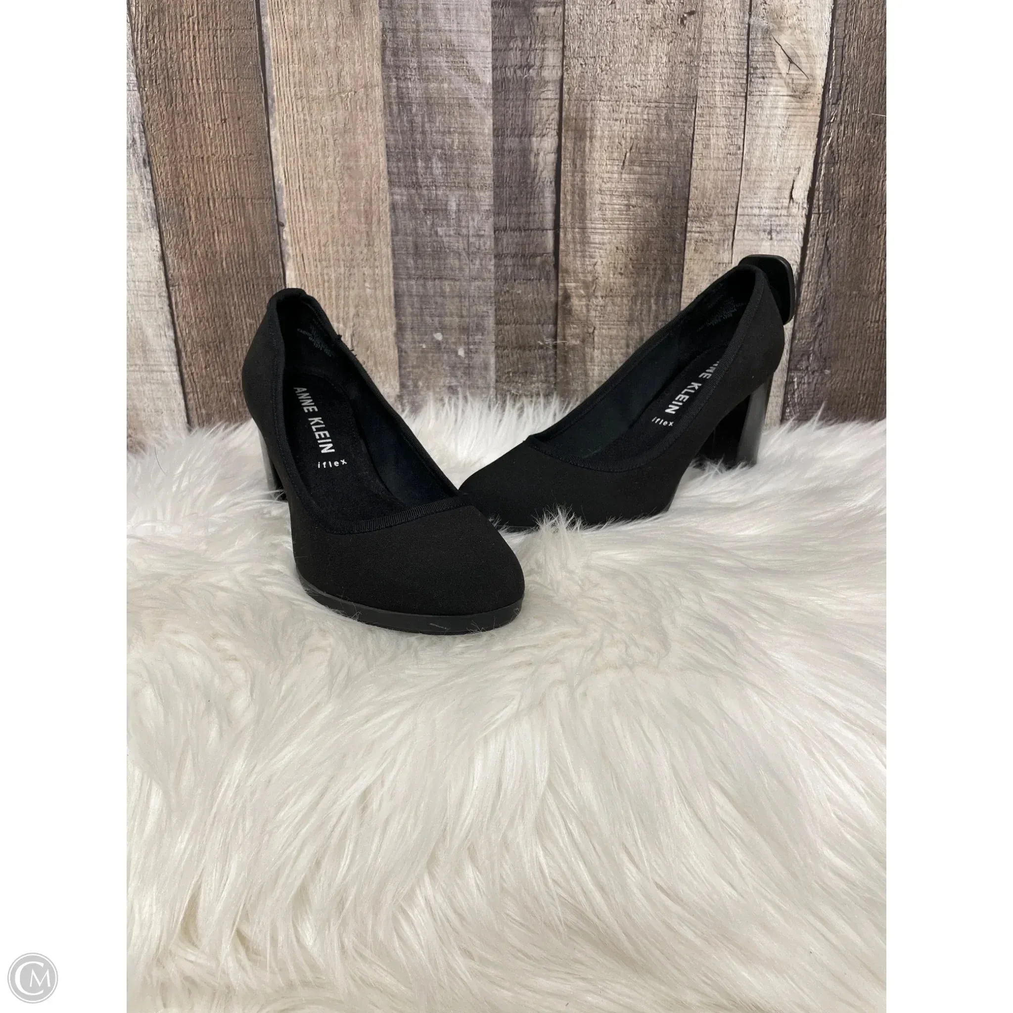 Luxury Mood Soft Sole High Heels Shoes Heels Block By Anne Klein In Black, Size: 8