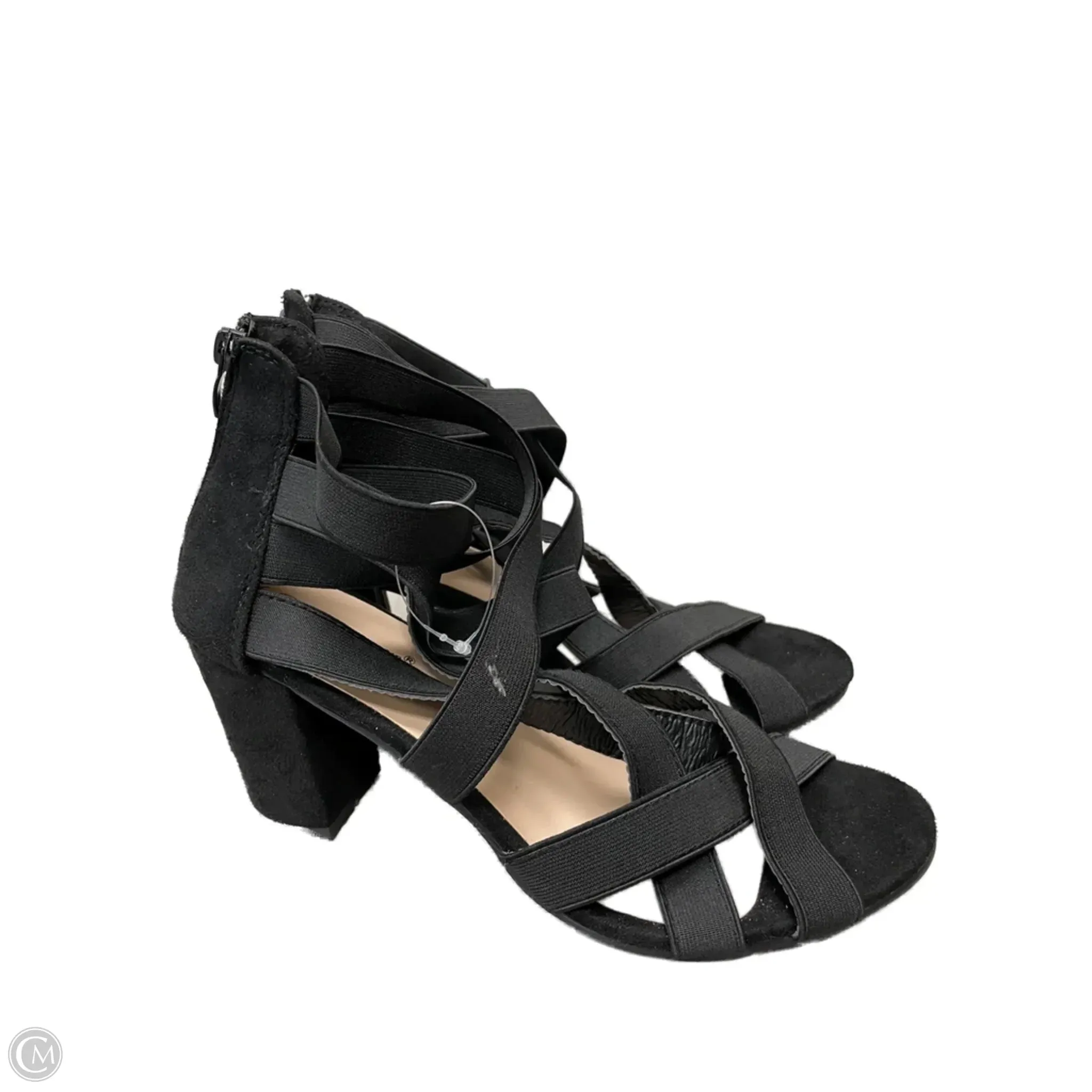 Shoes Heels Block By ashley blue -  In Black, Size: 9 Comfortable to wear