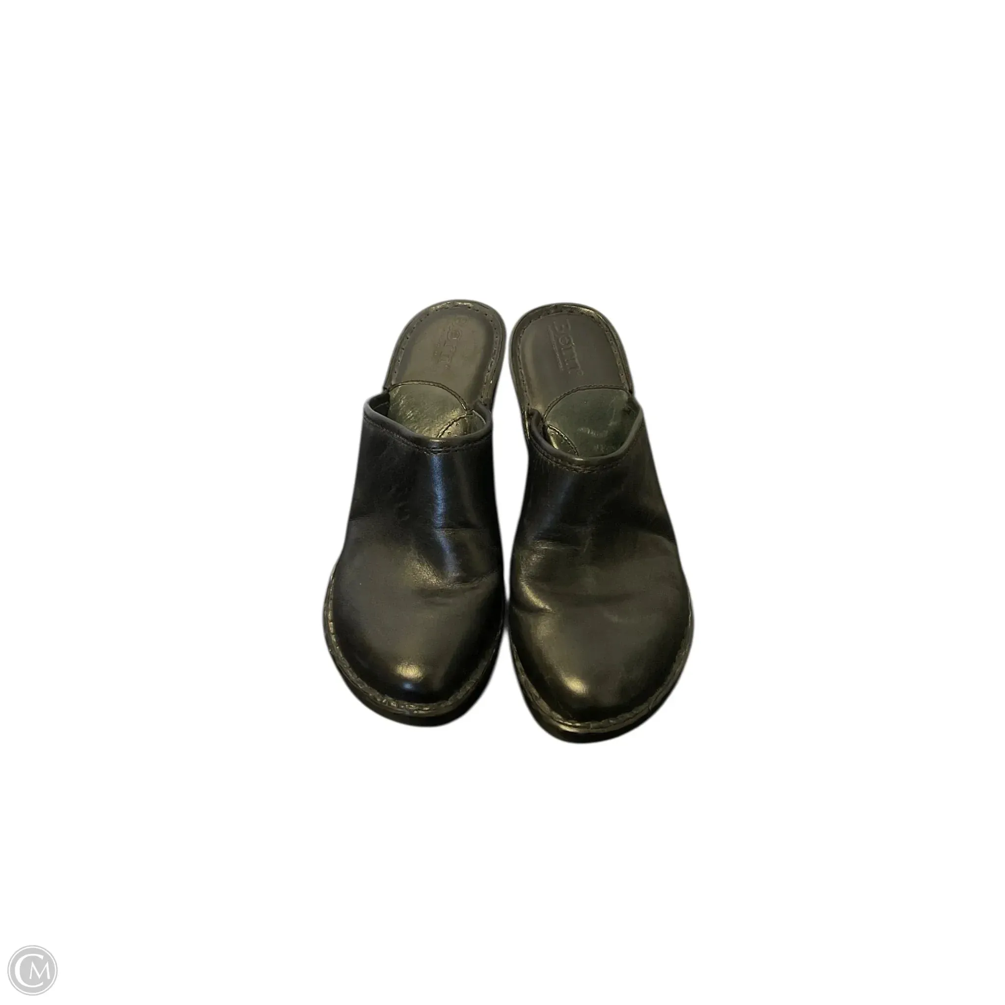 Shoes Heels Block By Born In Black, Size: 6 Anti Slip Feature
