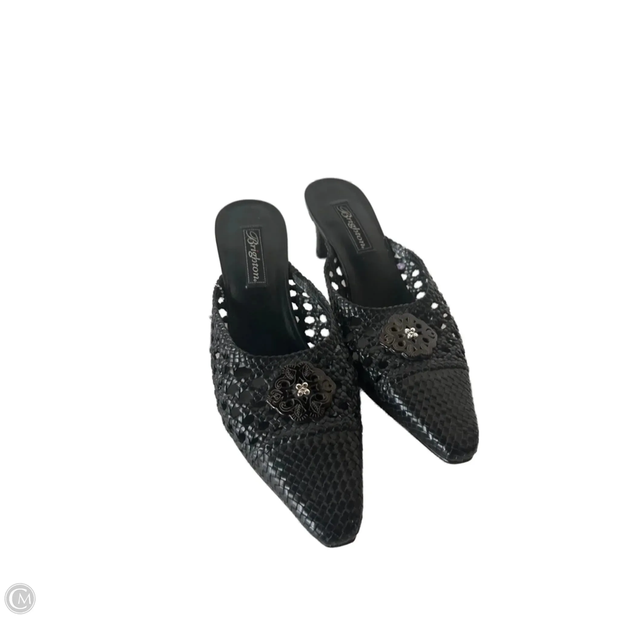 Sleek Dress Shoes Shoes Heels Block By Brighton In Black, Size: 9