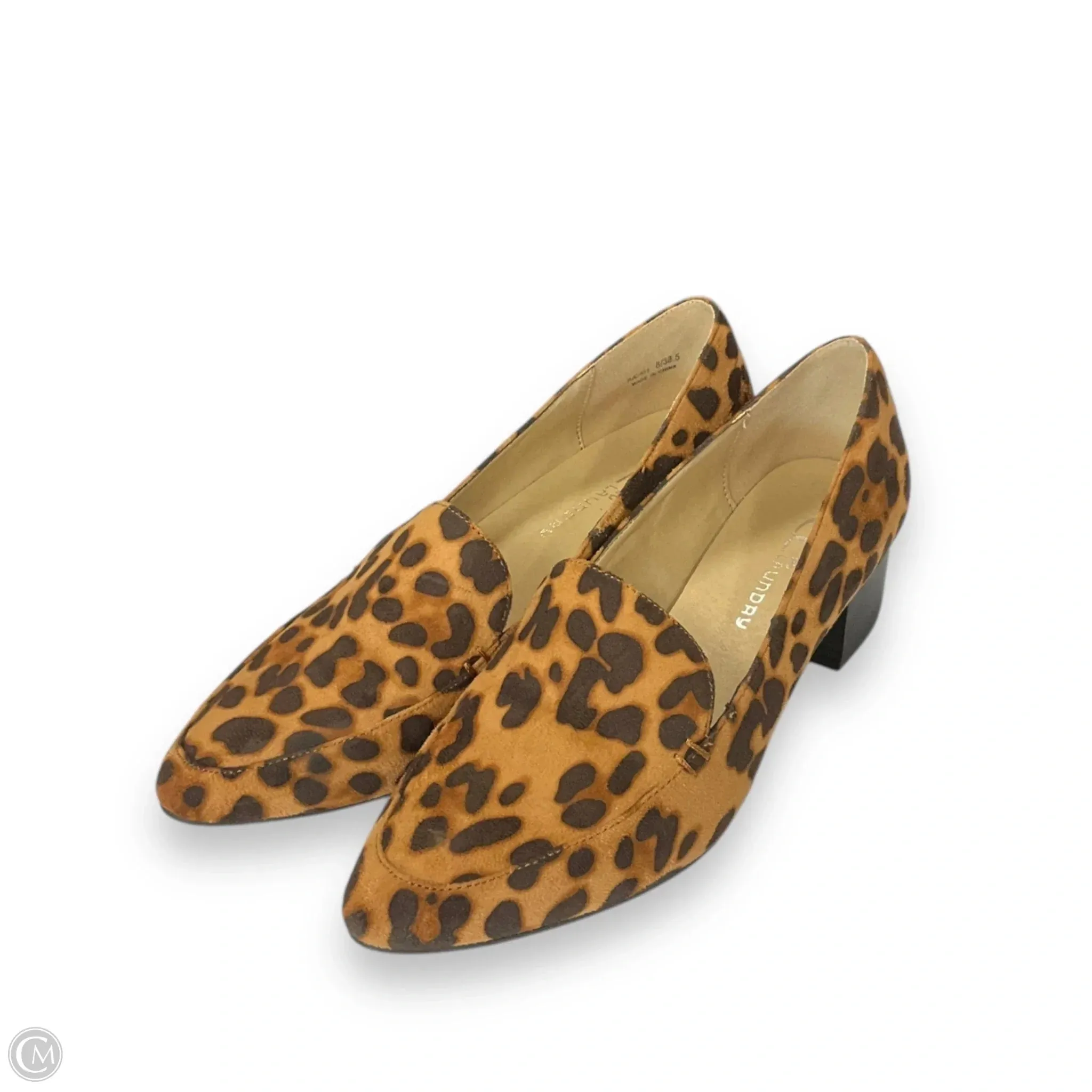 Shoes Heels Block By Cl By Chinese Laundry In Animal Print, Size: 8 Fashion Footwear Trendy Mood