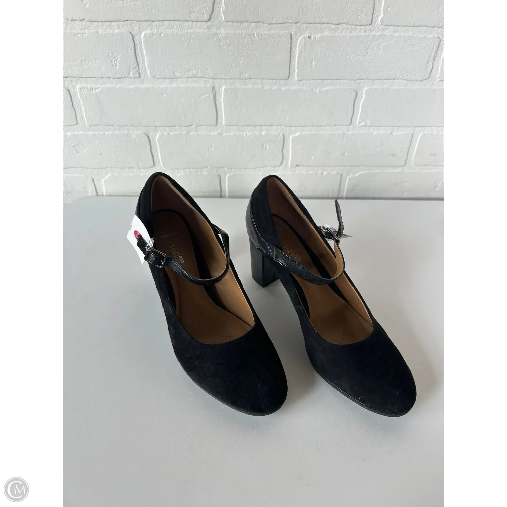 Sexy High Heels Wide fit Shoes Heels Block By Clarks In Black, Size: 9