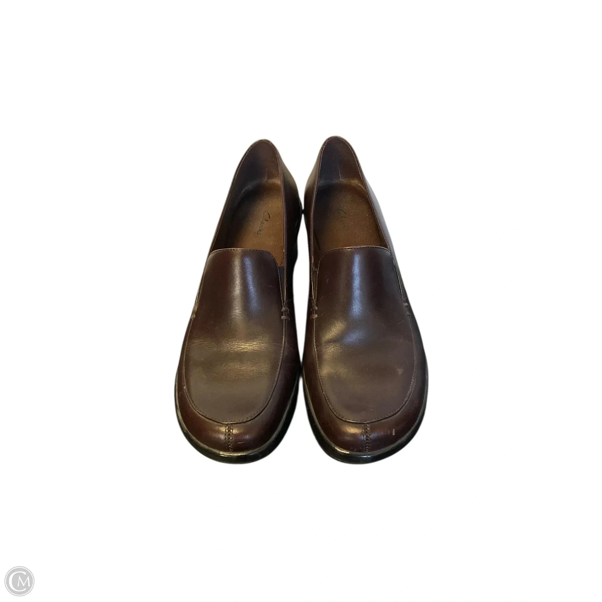 Shoes Heels Block By Clarks In Brown, Size: 8.5 Strappy Heeled Sandals Edgy Profile