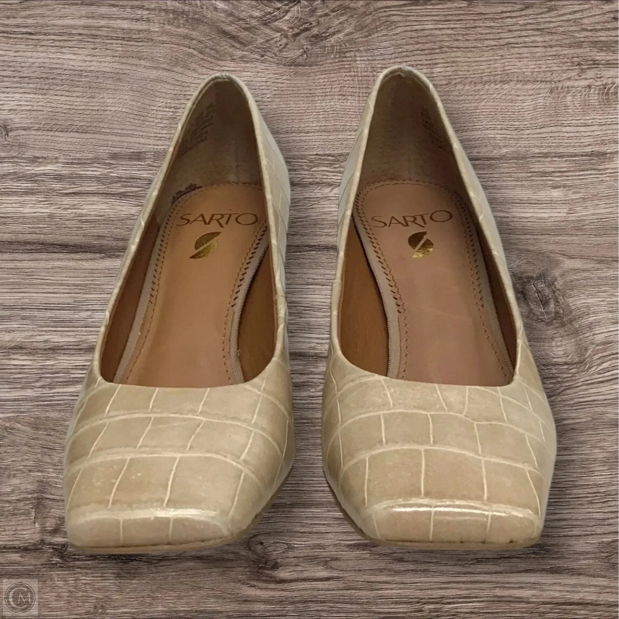 Shoes Heels Block By Clothes Mentor In Animal Print, Size: 5.5 Sophisticated Pumps