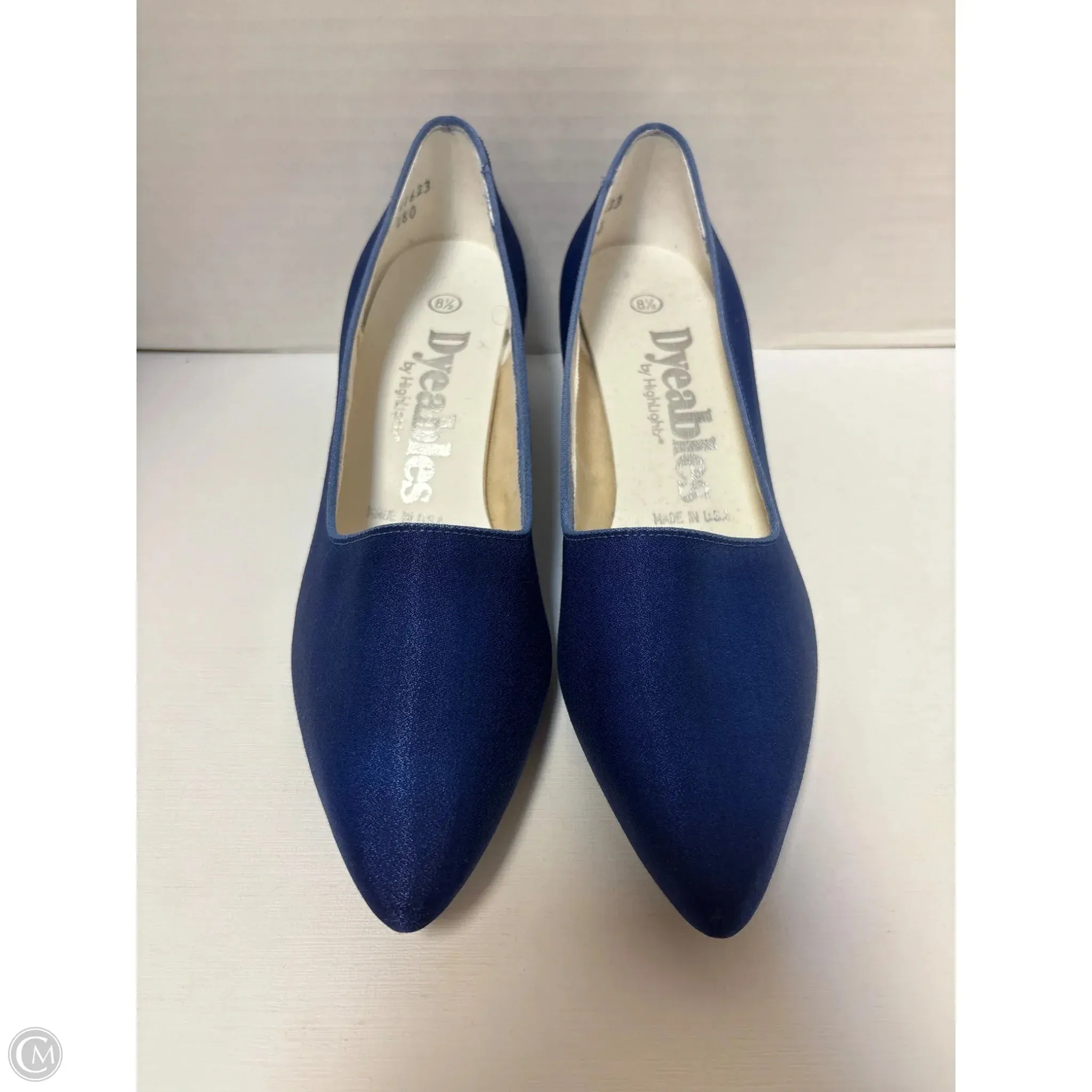 Shoes Heels Block By Clothes Mentor In Blue, Size: 8.5 Night Style Gold High Heeled Sandals