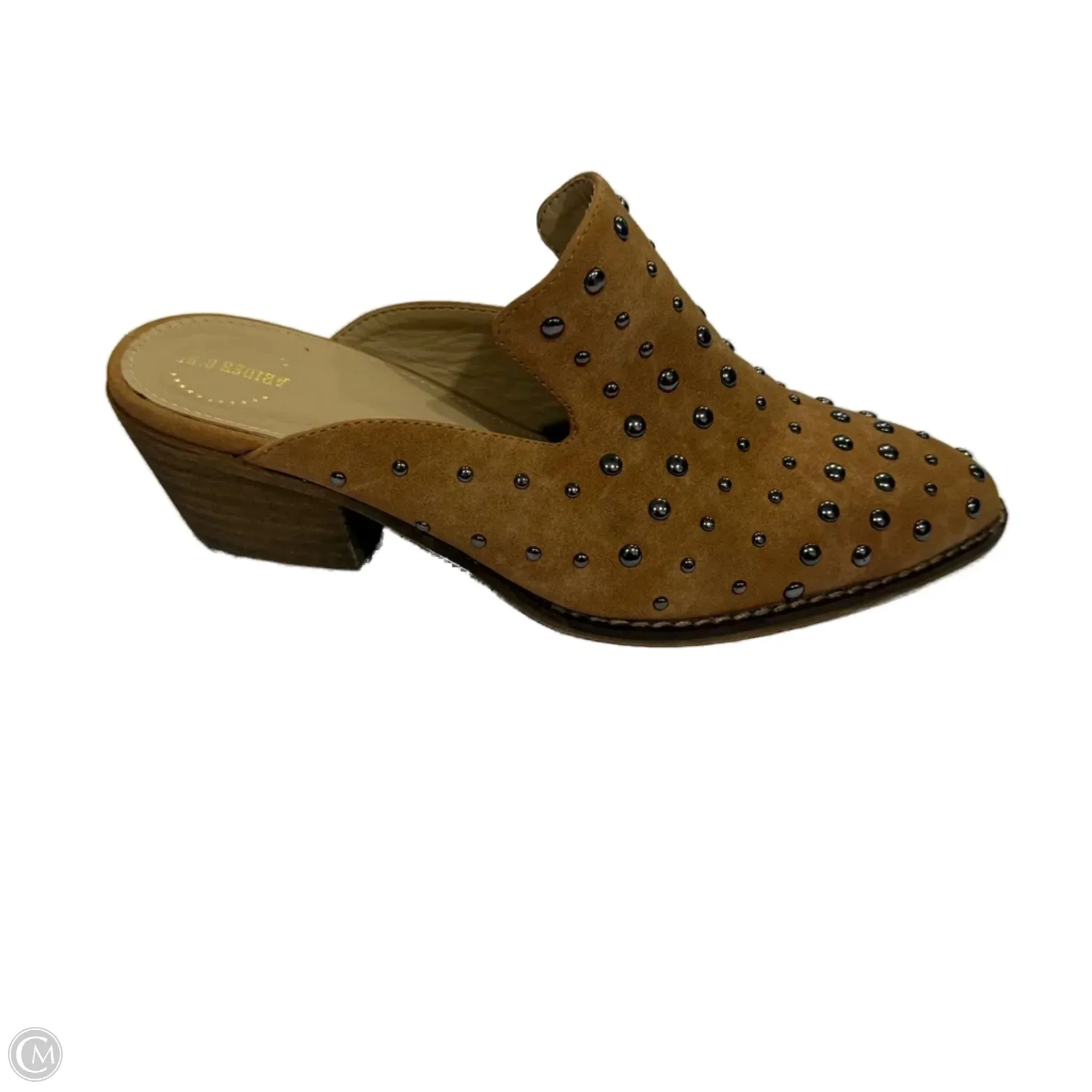 Vintage Style Heels Plush Heels Shoes Heels Block By Clothes Mentor In Brown, Size: 7