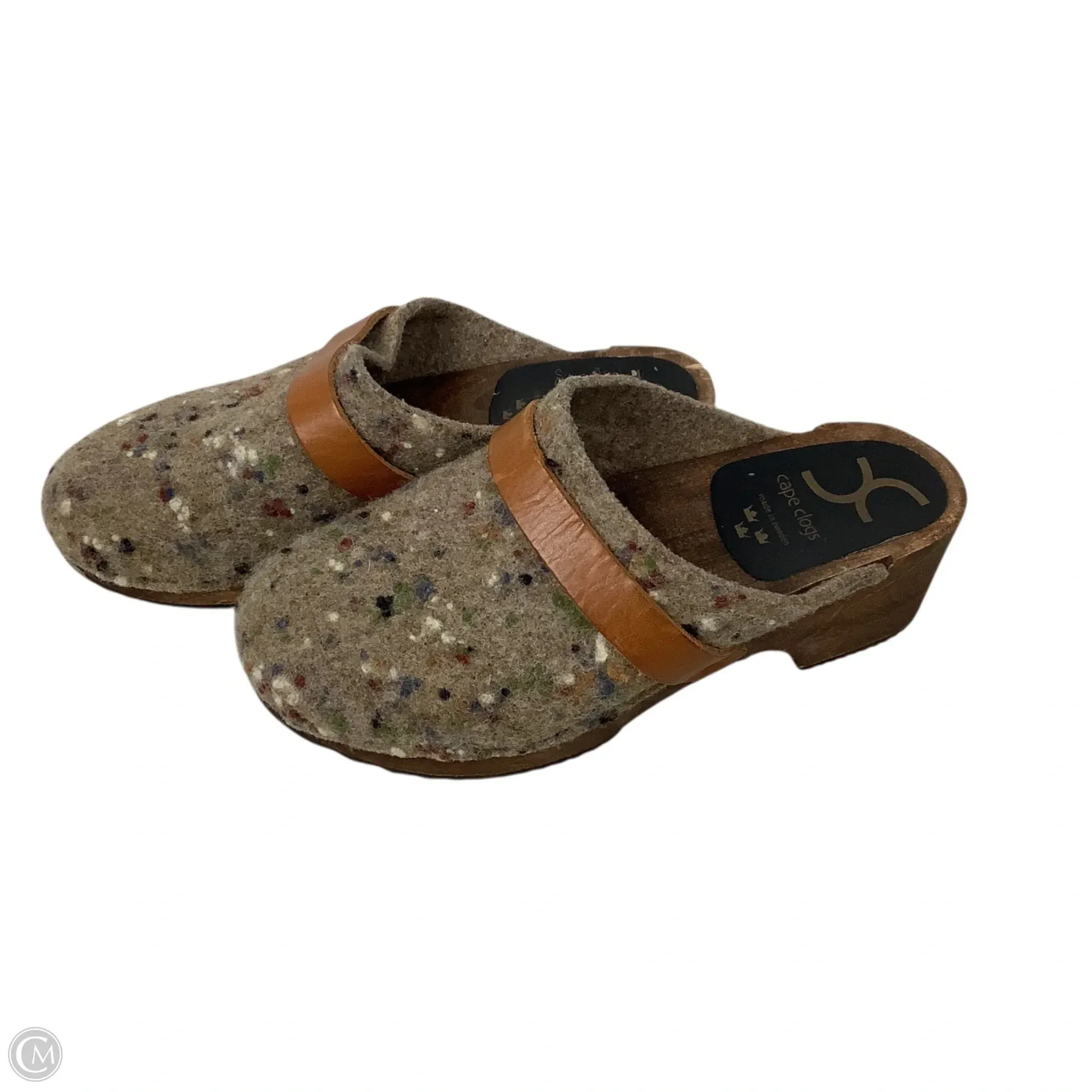 Footwear Style Shoes Heels Block By Cmc In Tan, Size: 9.5