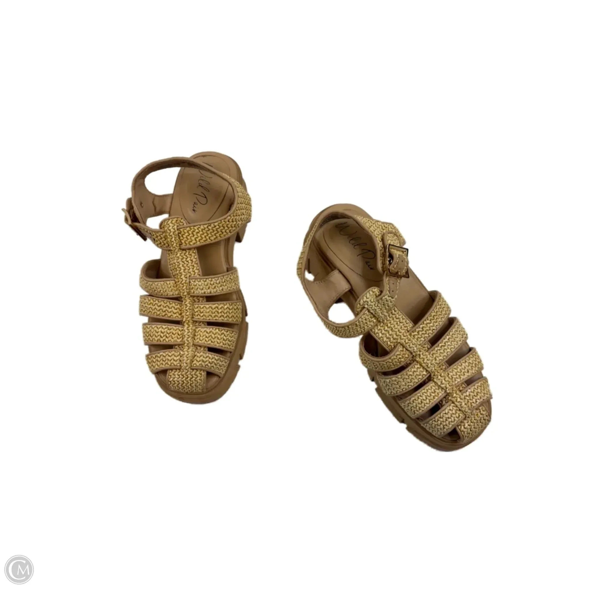 Shoes Heels Block By Cme In Beige, Size: 6.5 Quick Step