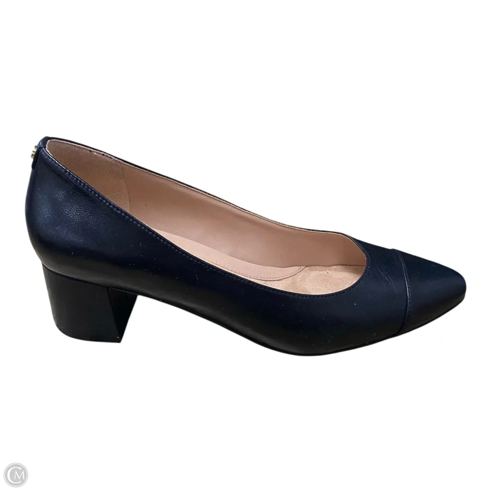 Comfortable Pumps Season Vibe Shoes Heels Block By Cole-haan In Black, Size: 7