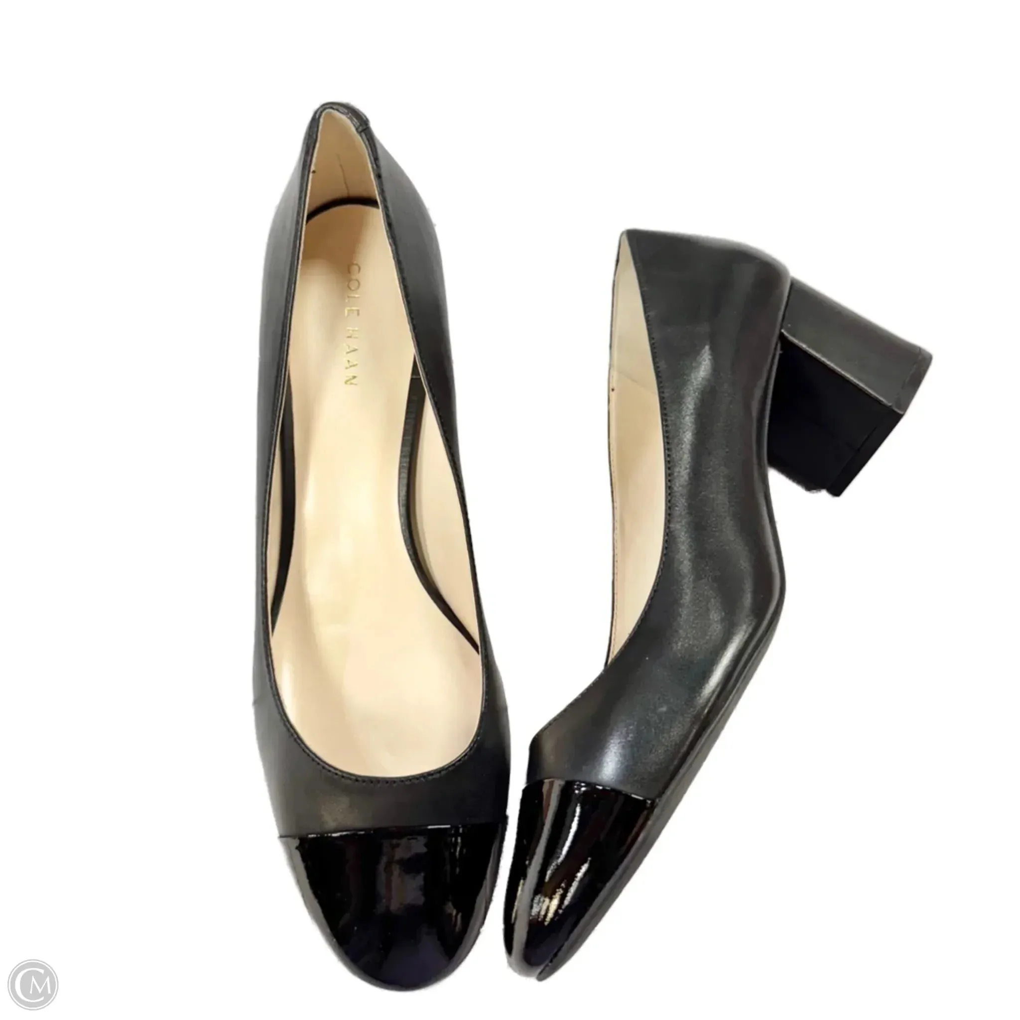 Lightweight Shoes Heels Block By Cole-haan In Black, Size: 7.5