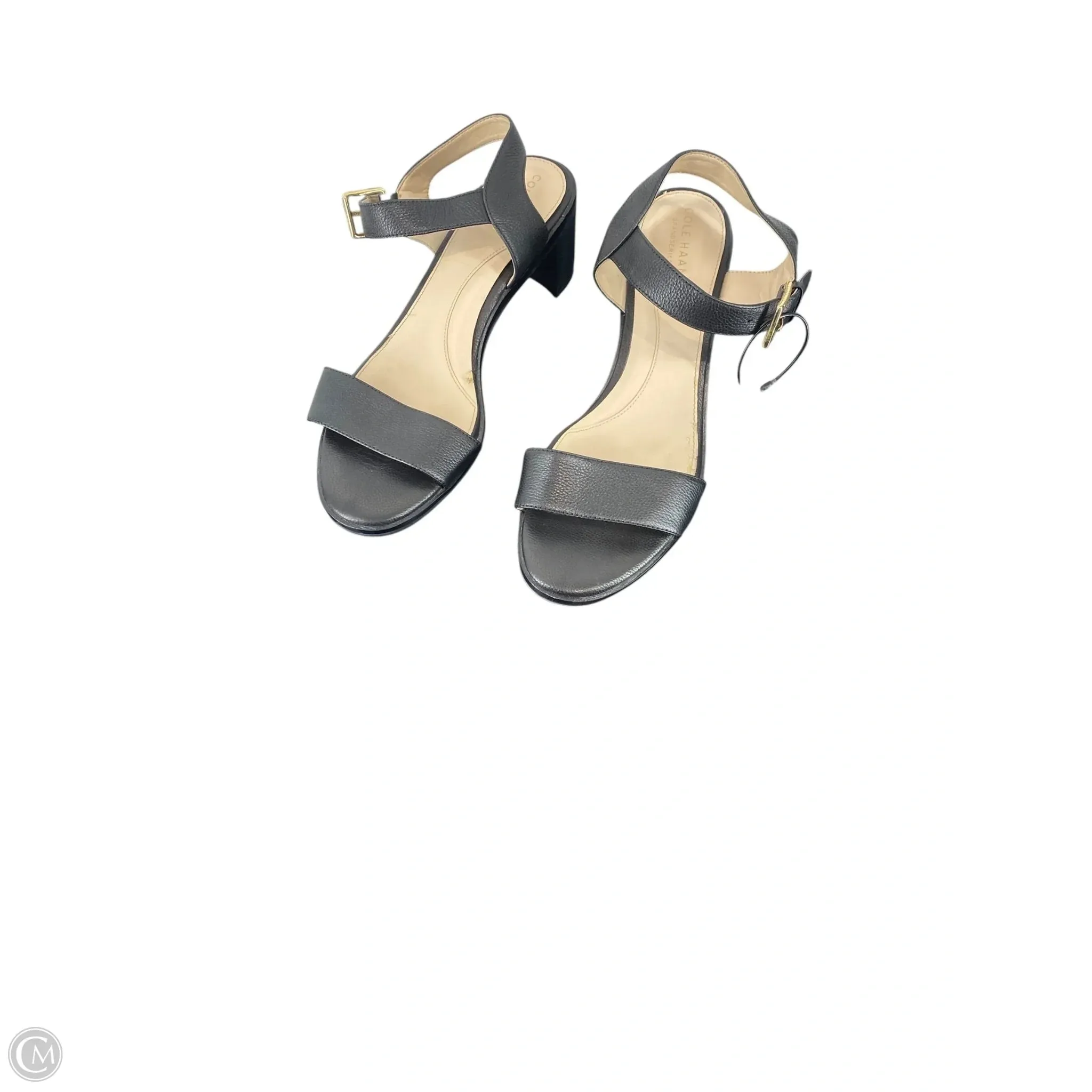 Pointed Toe Shoes Heels Block By Cole-haan In Black, Size: 8.5