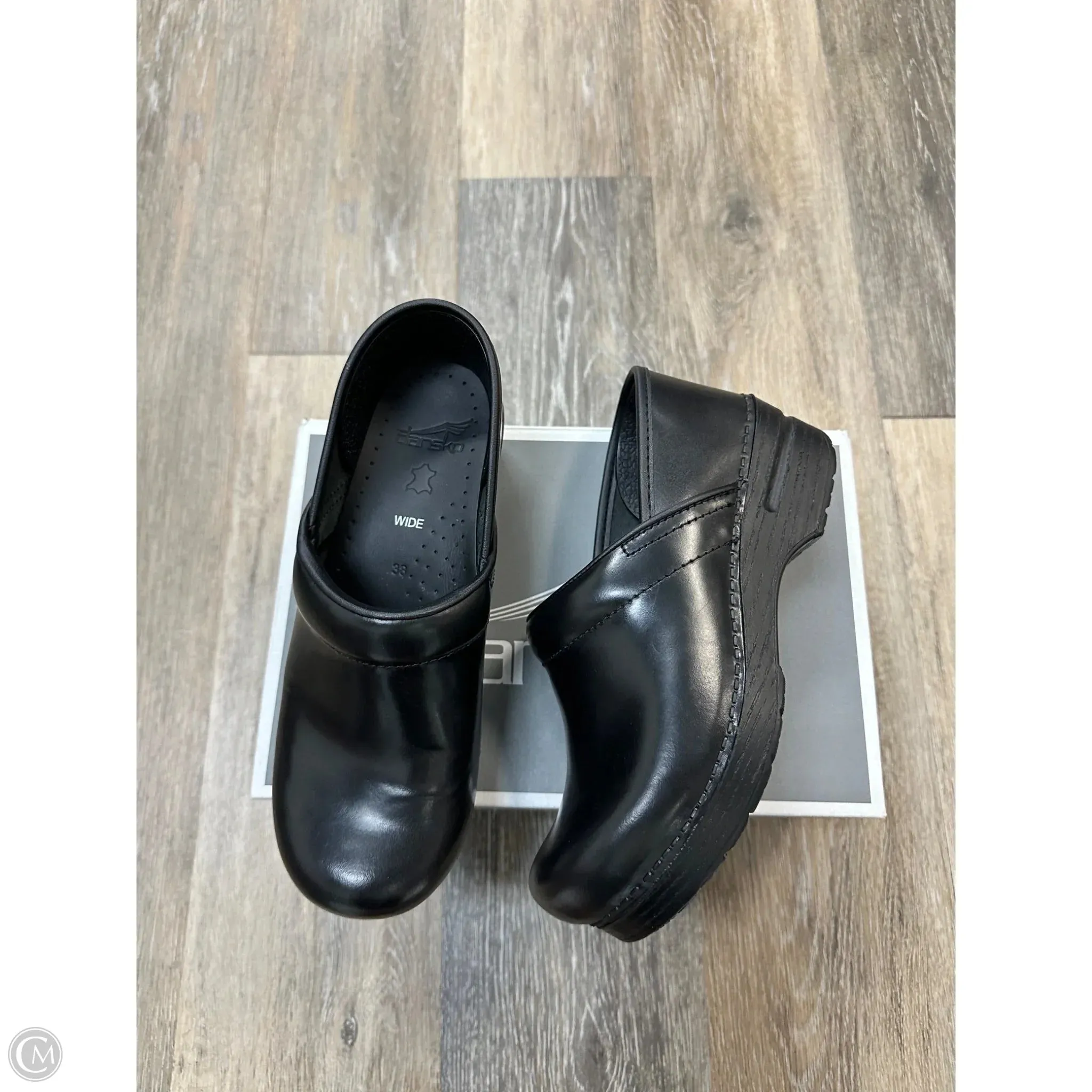 Pointed Heels Shoes Heels Block By Dansko In Black, Size: 7.5