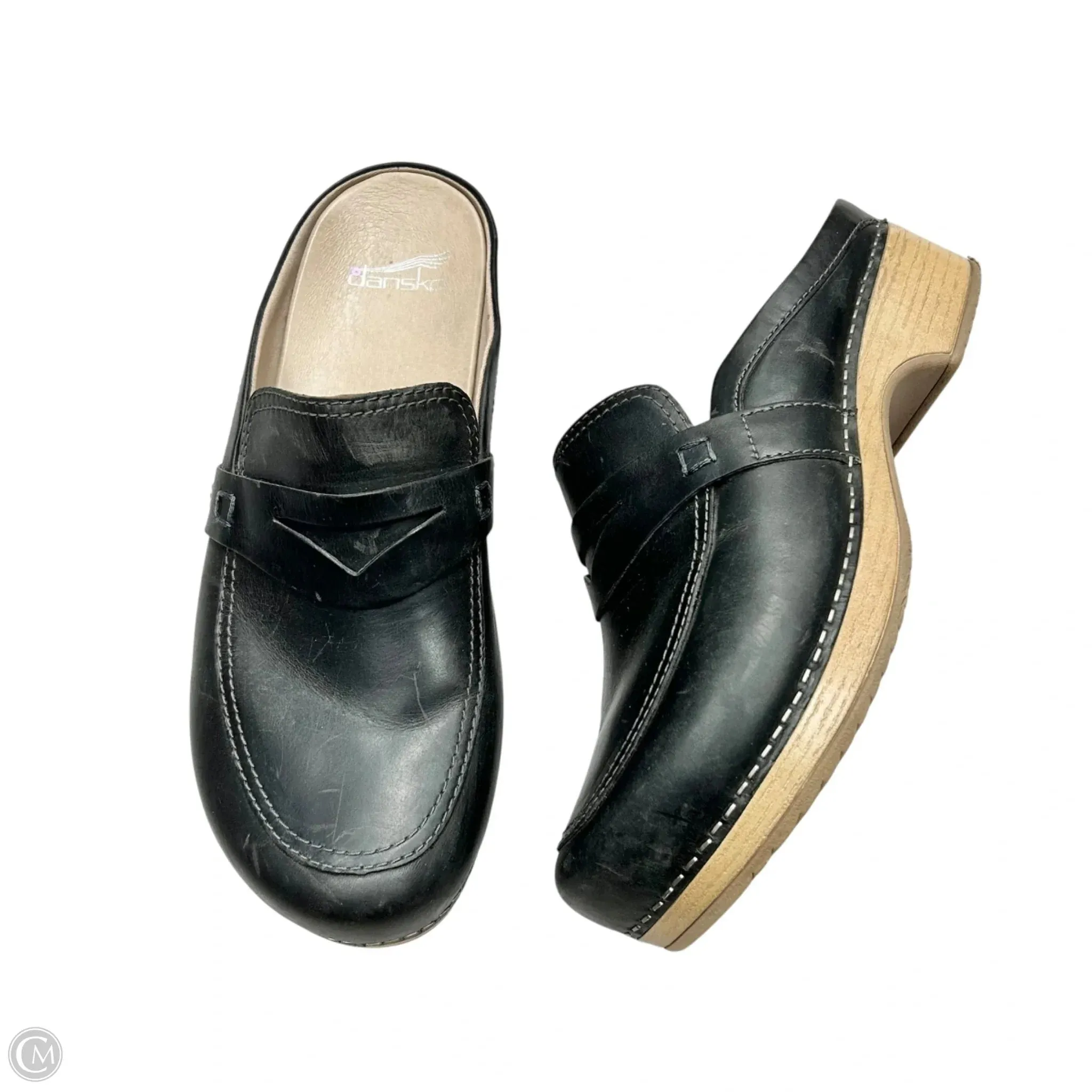 True Comfort Shoes Heels Block By Dansko In Black, Size: 9.5