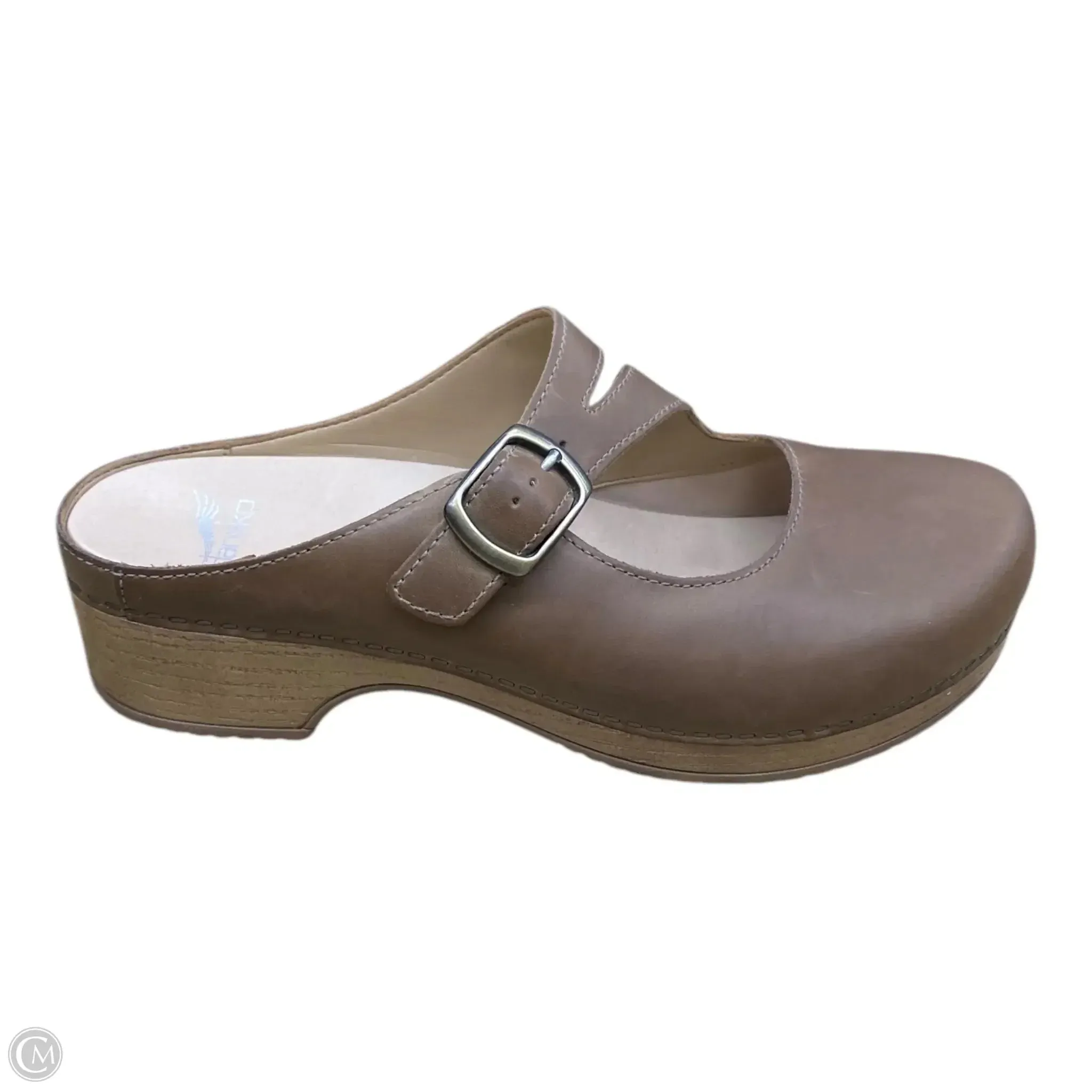 Shoes Heels Block By Dansko In Brown & Tan, Size: 9.5 High Heel Sandals for Weddings Autumn Sandals