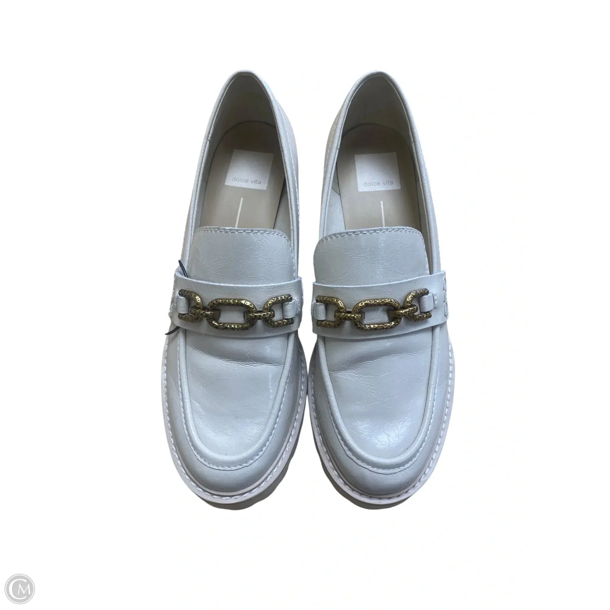 Bejeweled Heels Shoes Heels Block By Dolce Vita In Cream, Size: 8
