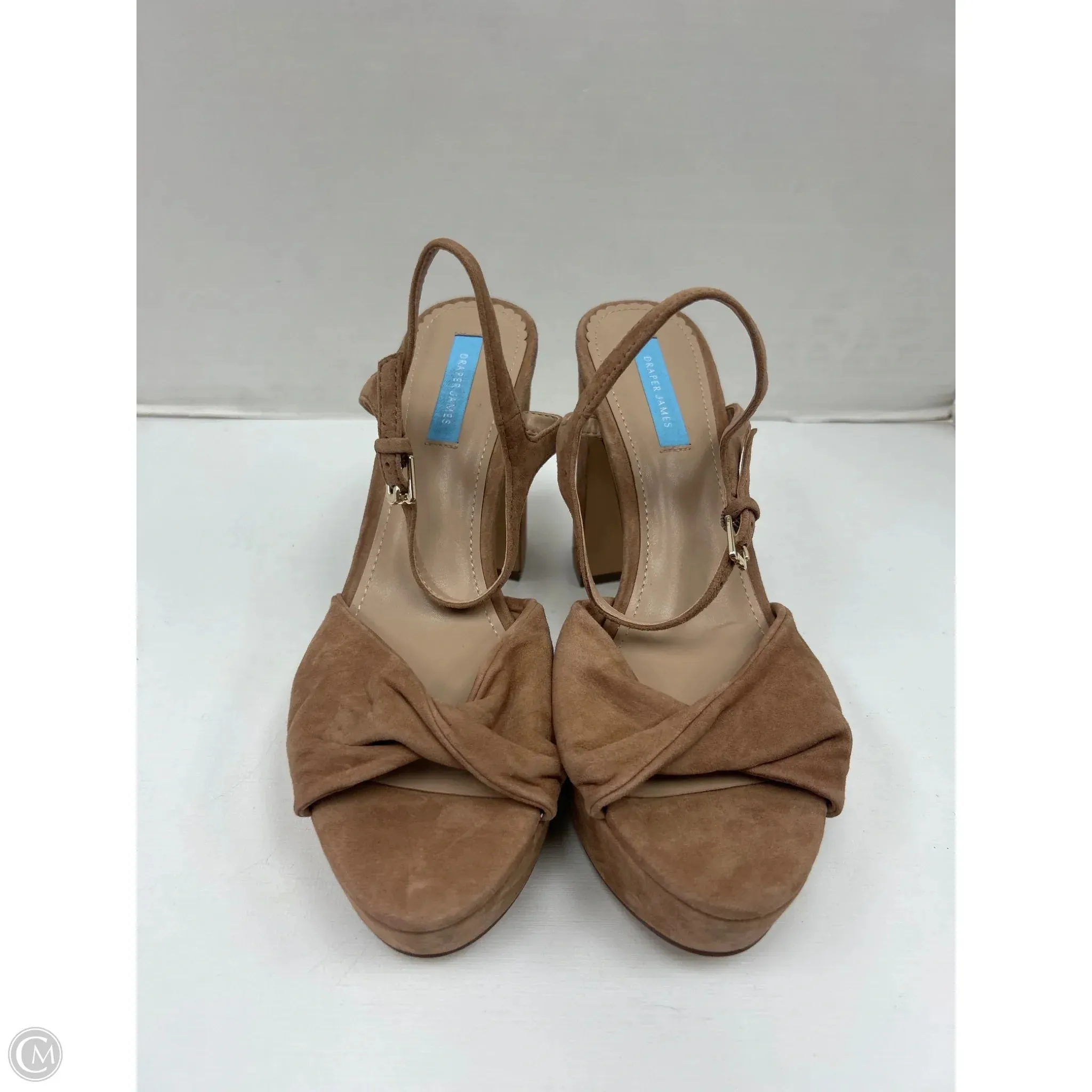 Shoes Heels Block By Draper James In Beige, Size: 10 Stable Comfortable Dress Shoes
